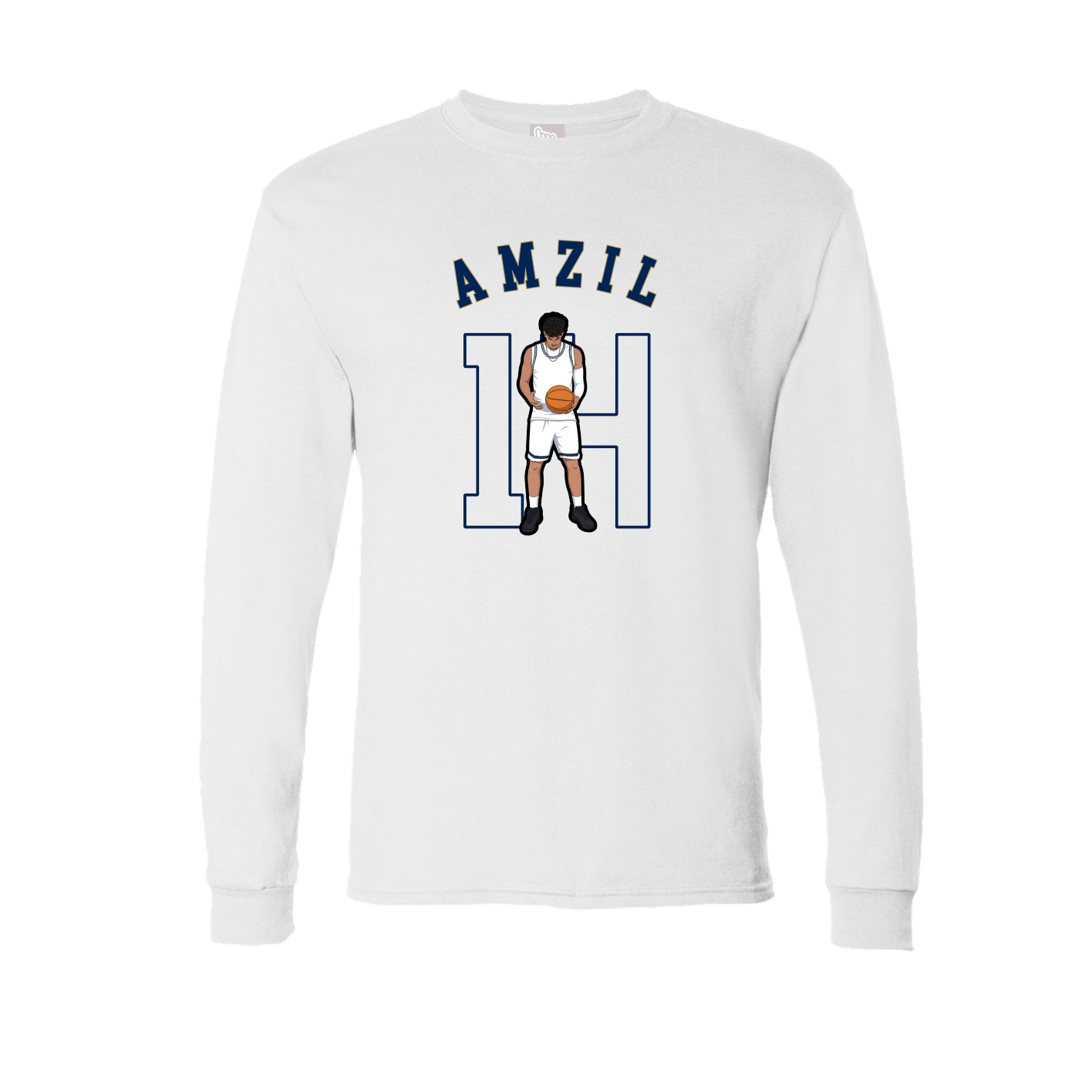 Long Sleeve Tee — Shirsey Arch in White