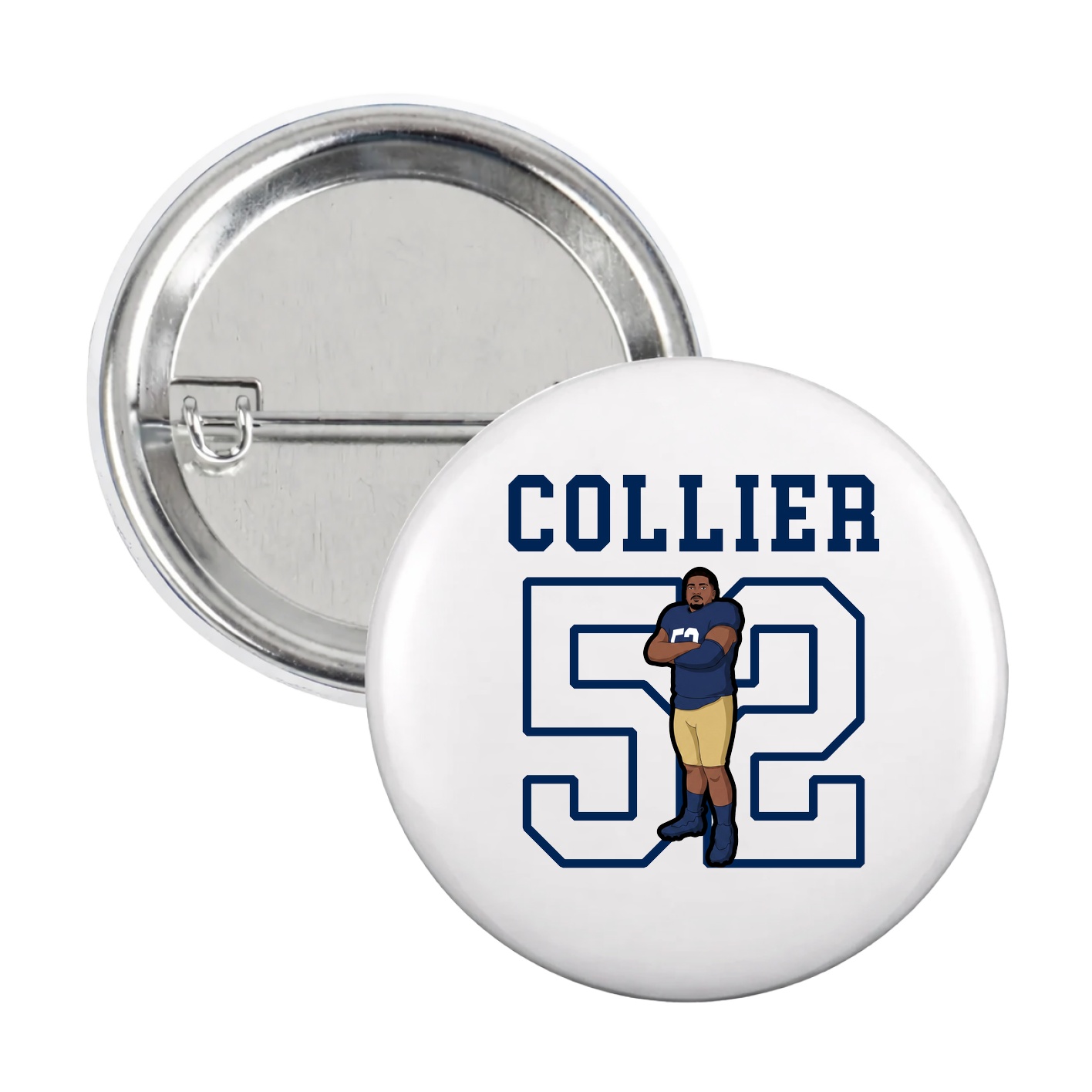Game Day Button — Shirsey in White