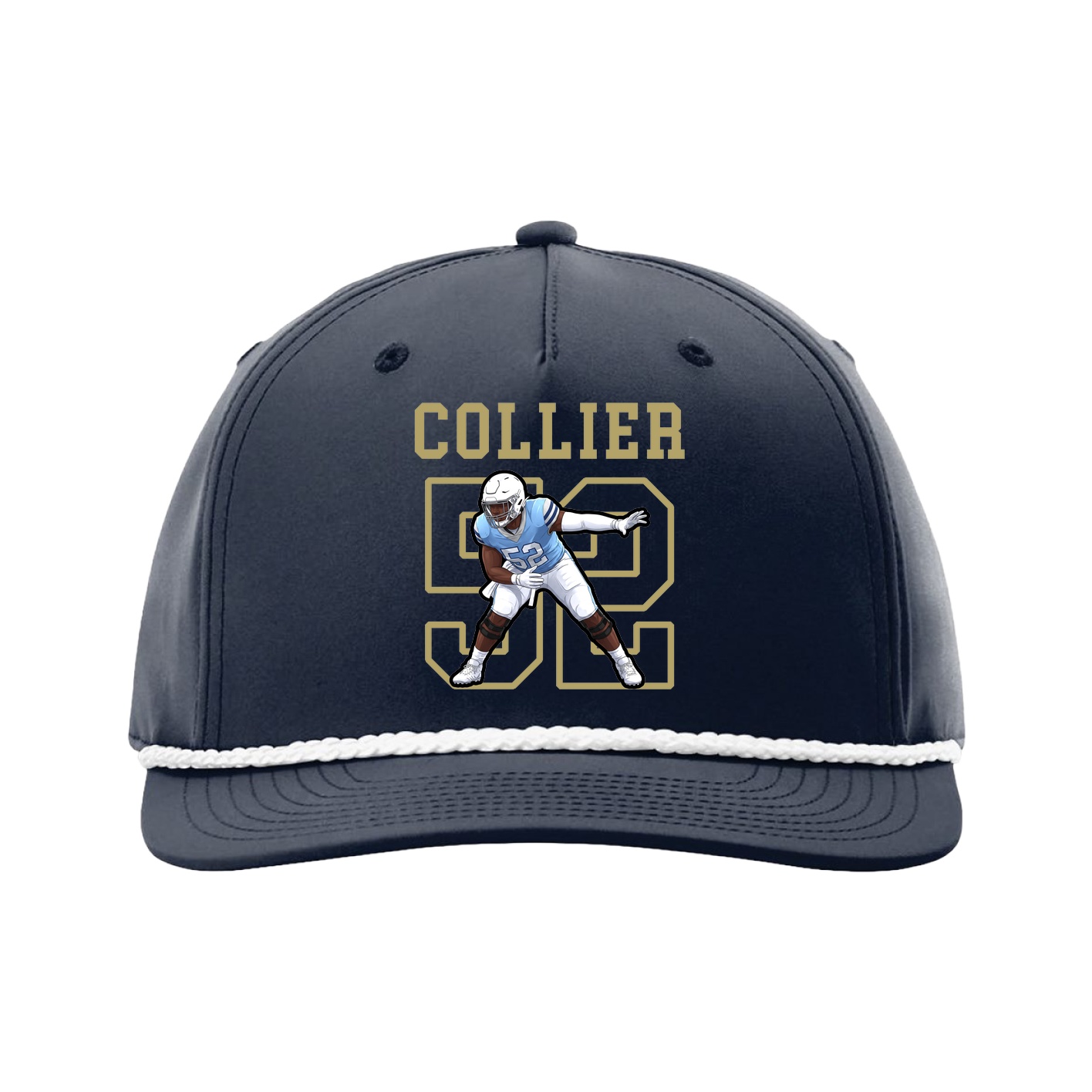 Five-Panel Classic Rope Cap — Shirsey in Navy