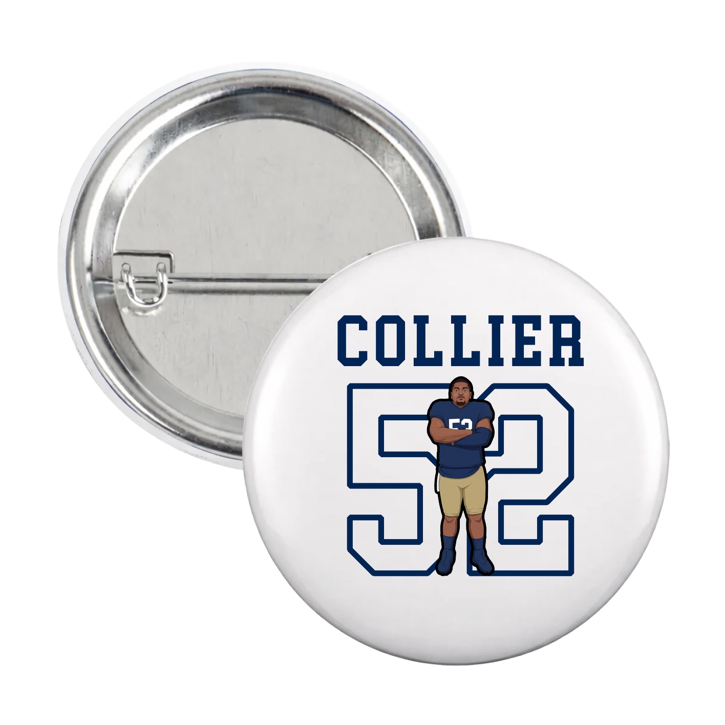 Game Day Button — Shirsey in White
