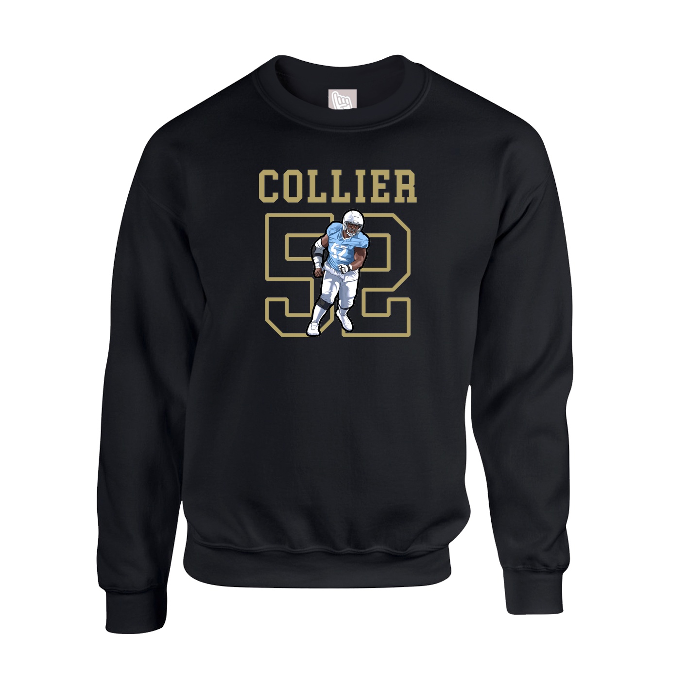 Fleece Crew — Shirsey in Black