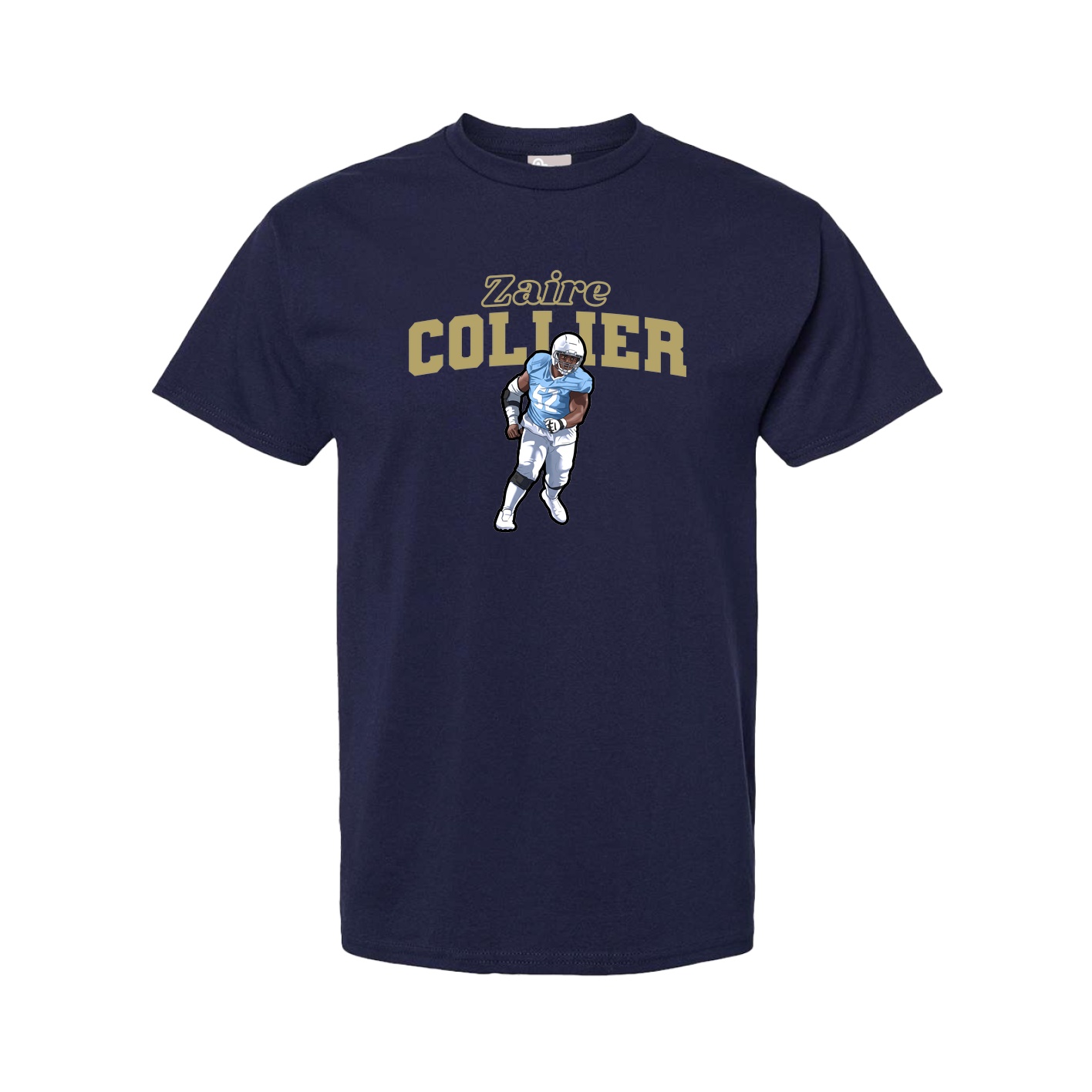Youth Tee — Name Arch in Navy