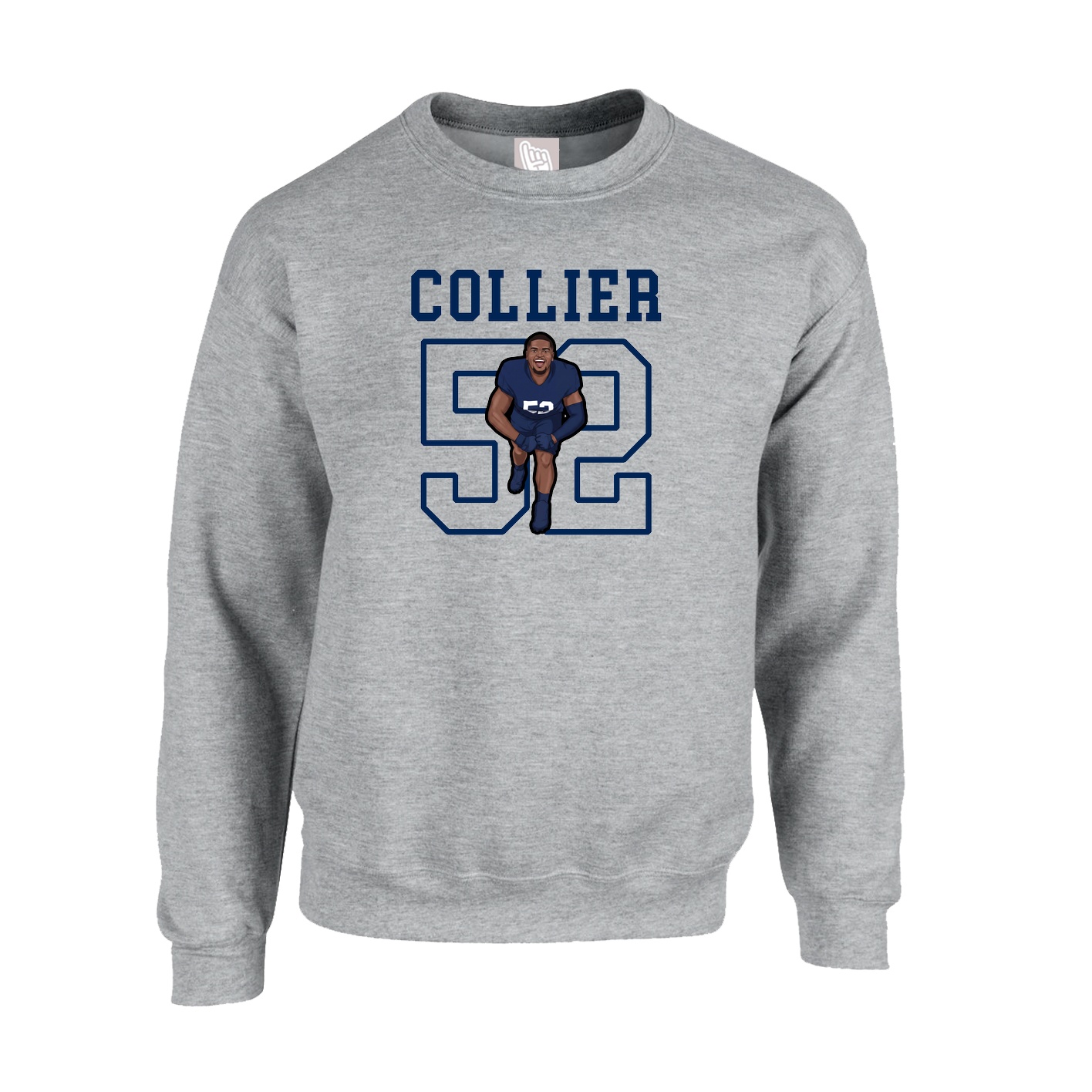 Fleece Crew — Shirsey in Grey