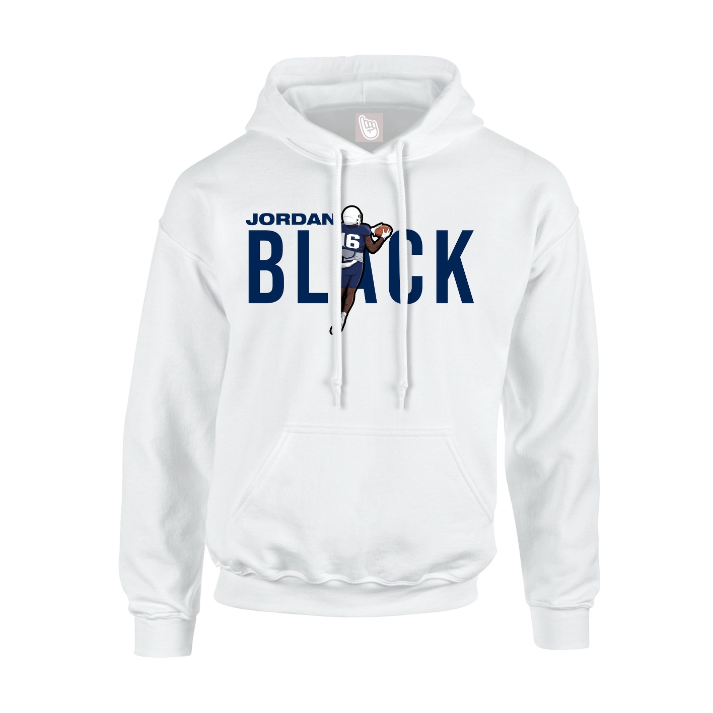 Hoodie — Player Name in White