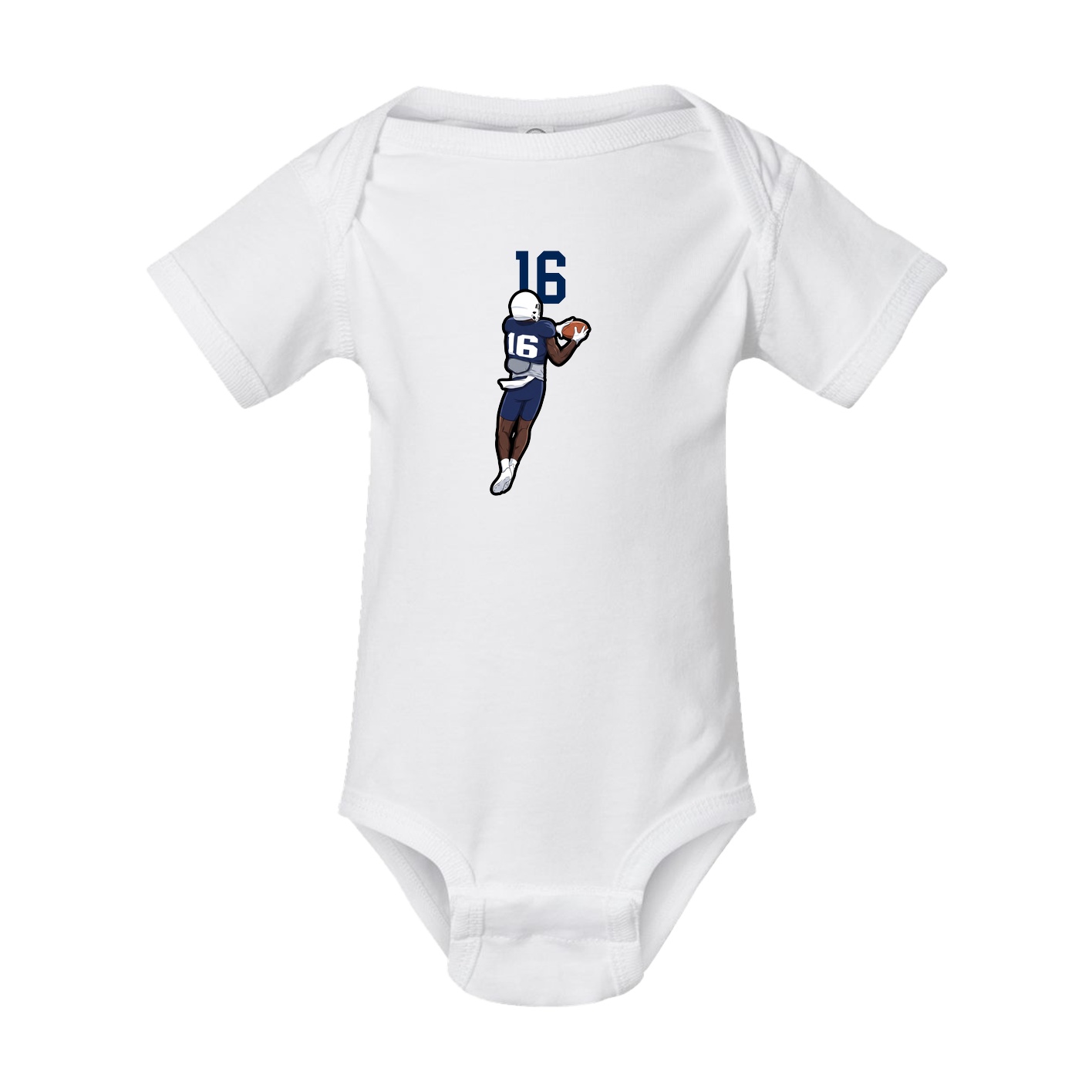 Baby Onesie — Number Top in White