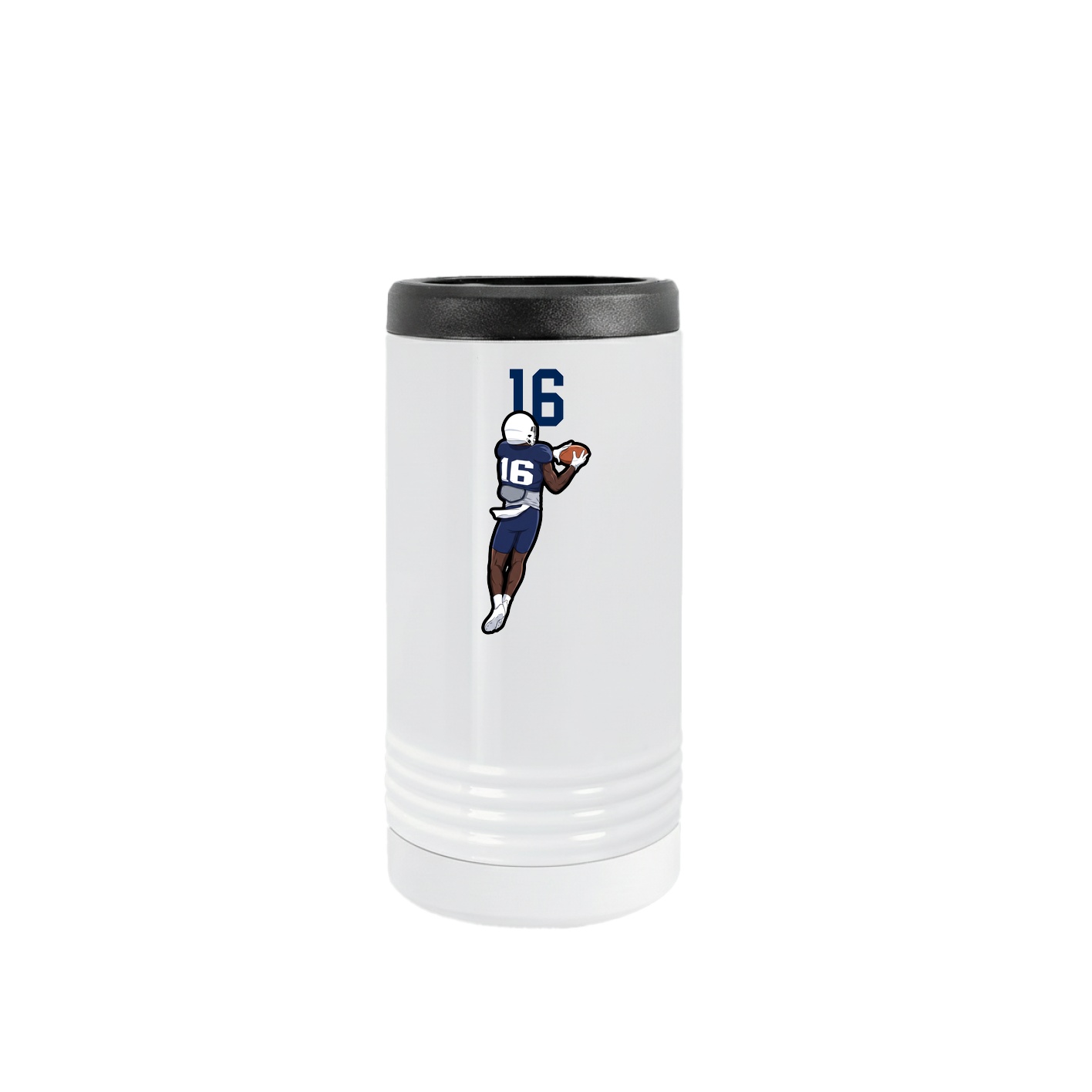 Slim Beverage Holder — Number Top in White