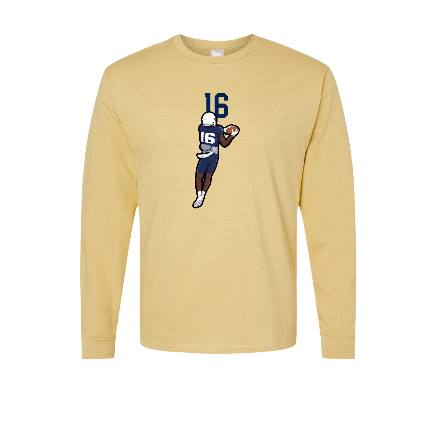 Long Sleeve Tee — Number Top in Vegas Gold