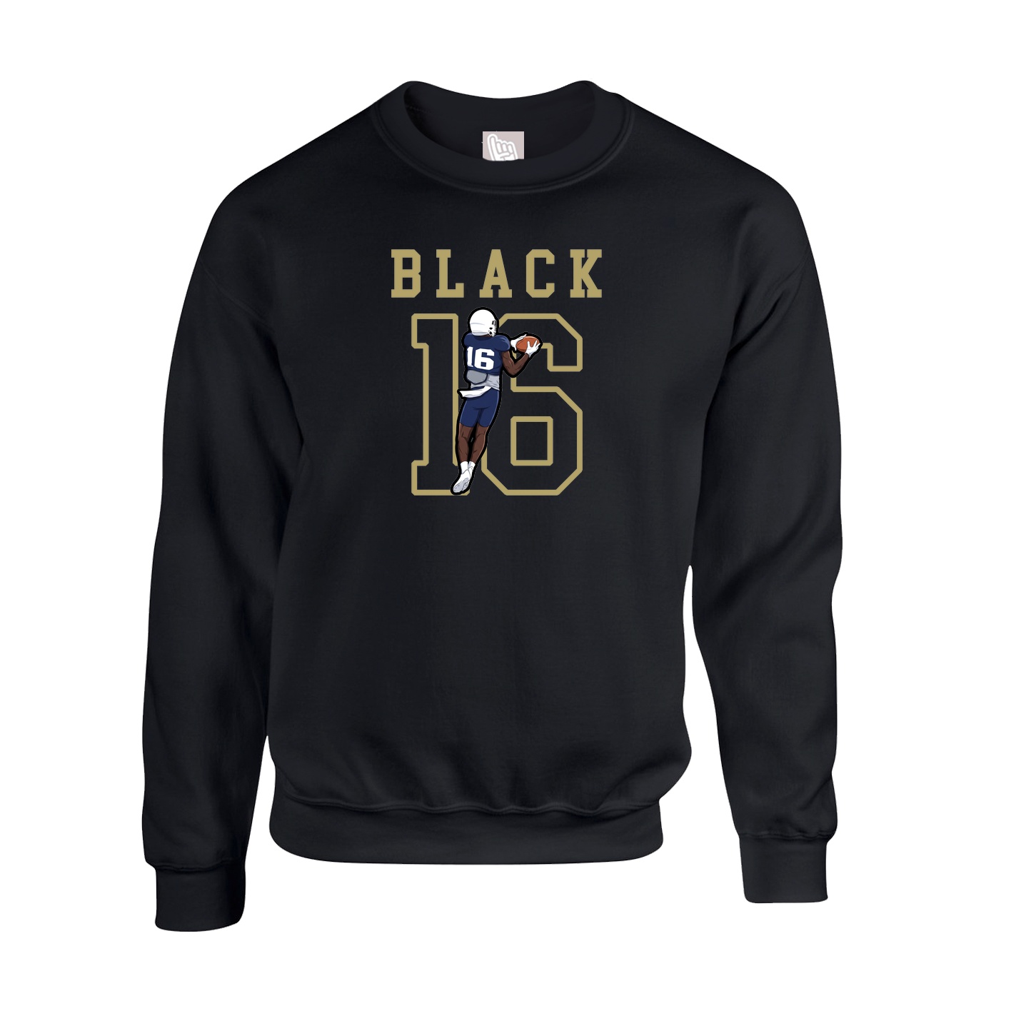 Fleece Crew — Shirsey in Black