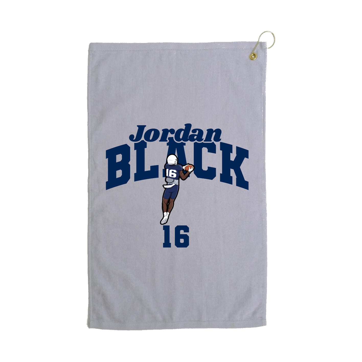 Golf Towel — Signature Arch in Grey