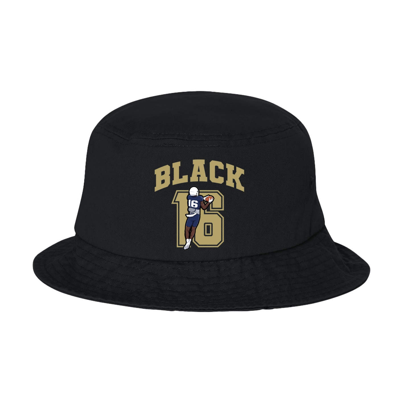 Bucket Cap — Number in Black