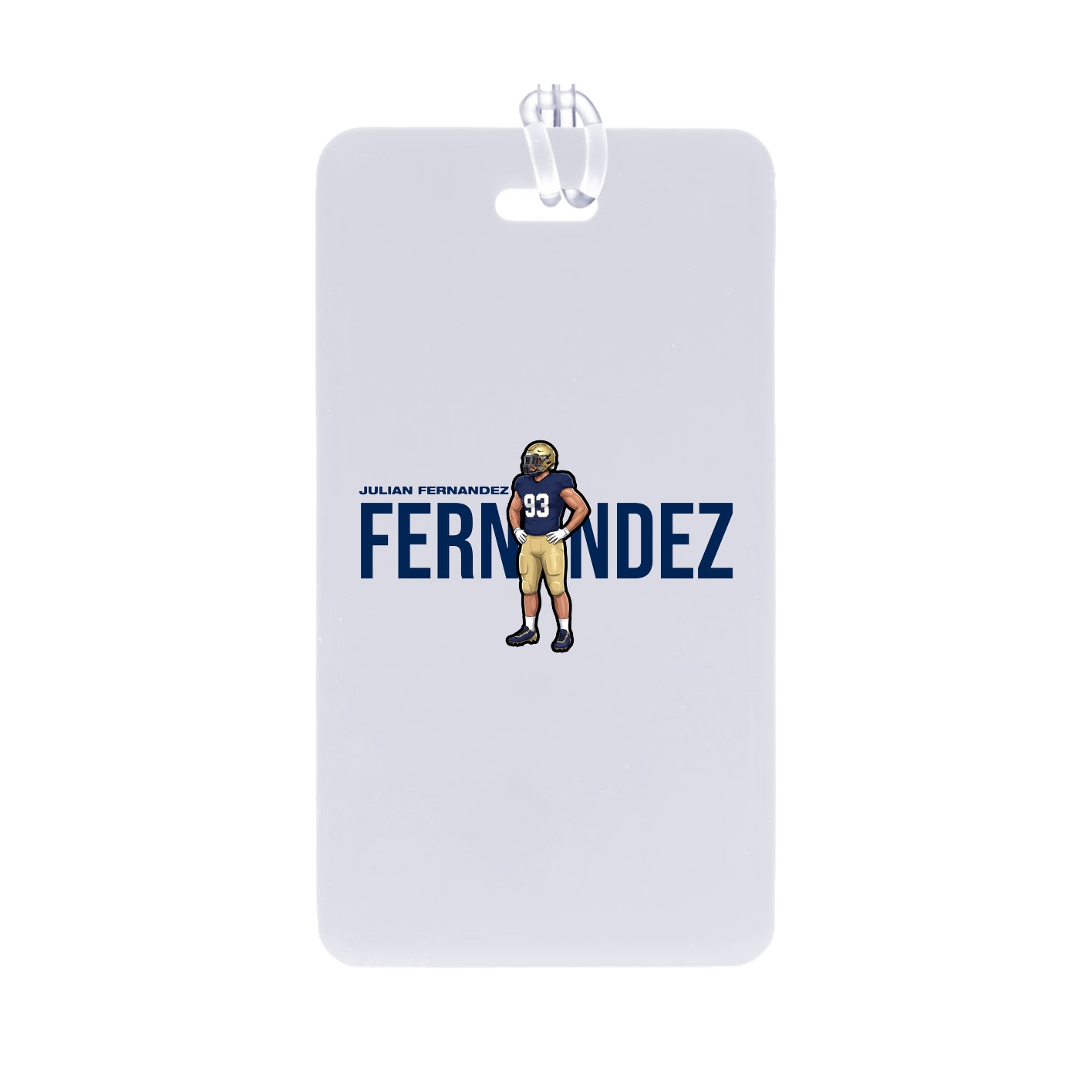 Bag Tag — Player Name in Classic