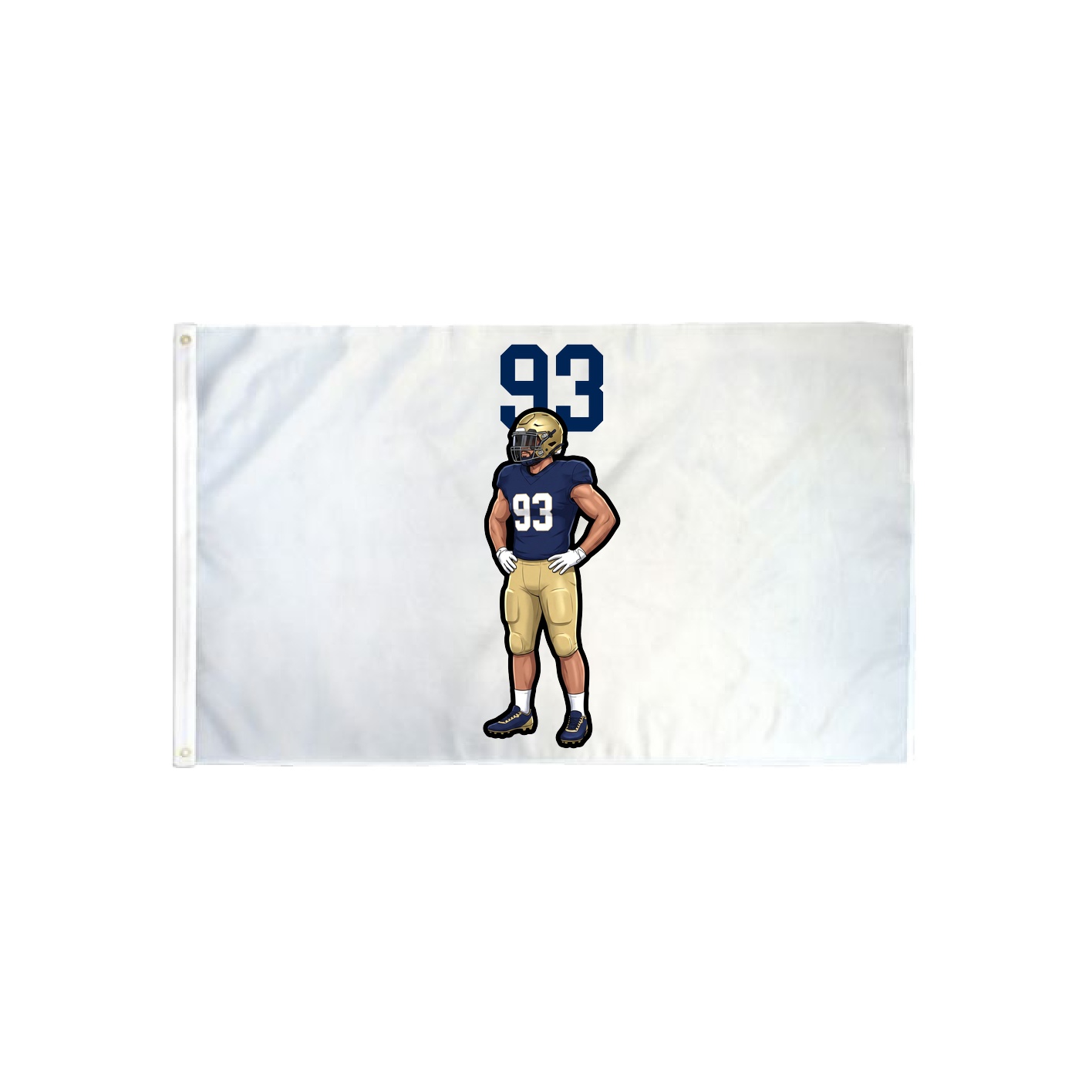 3x5 Flag — Number Top in Classic