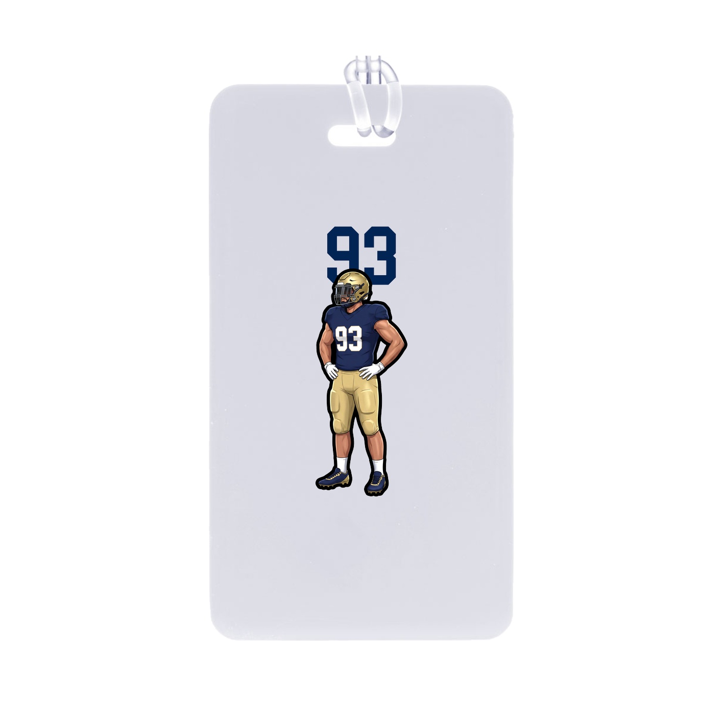 Bag Tag — Number Top in Classic