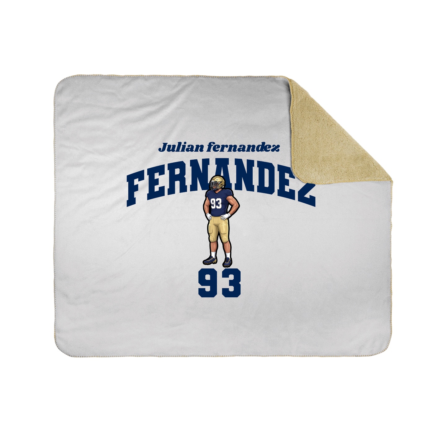 Throw Blanket — Signature Arch in White