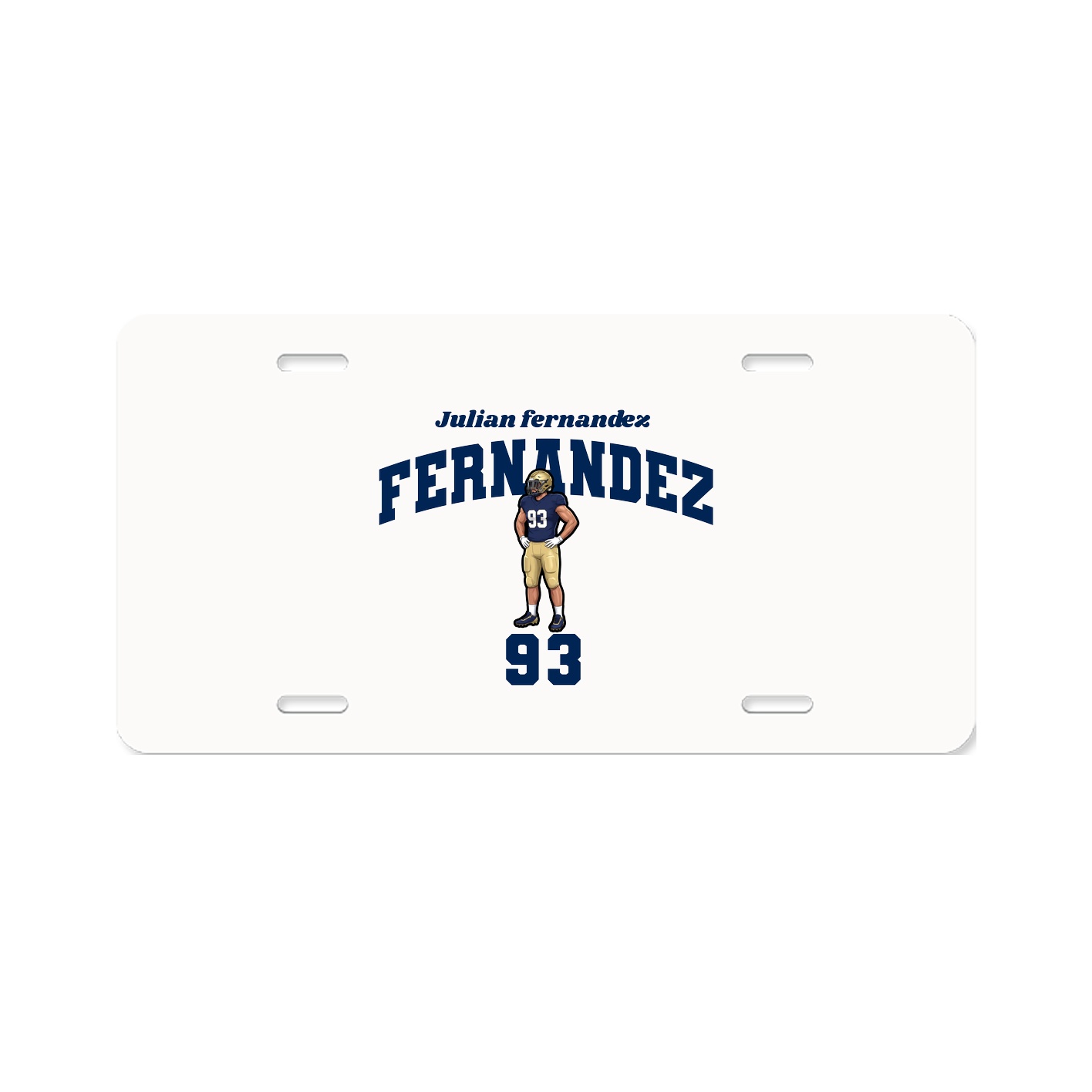 License Plate — Signature Arch in Classic