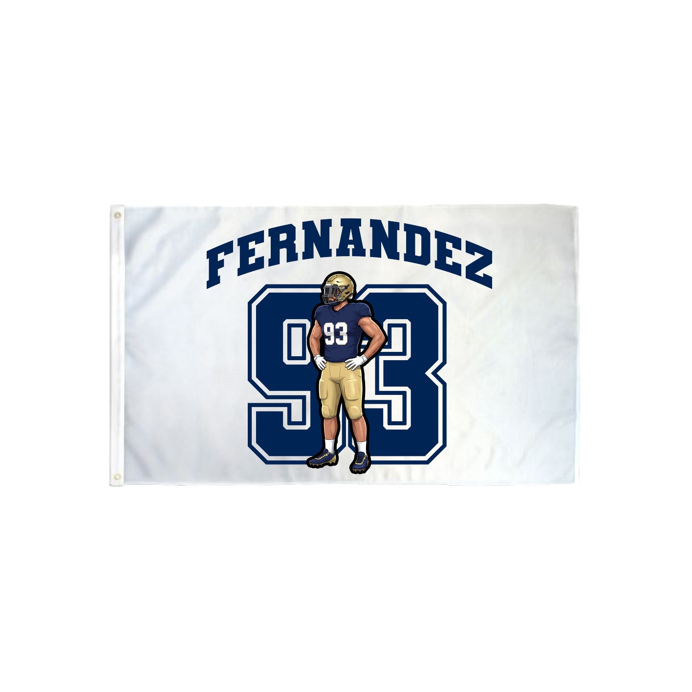 3x5 Flag — Number in Classic
