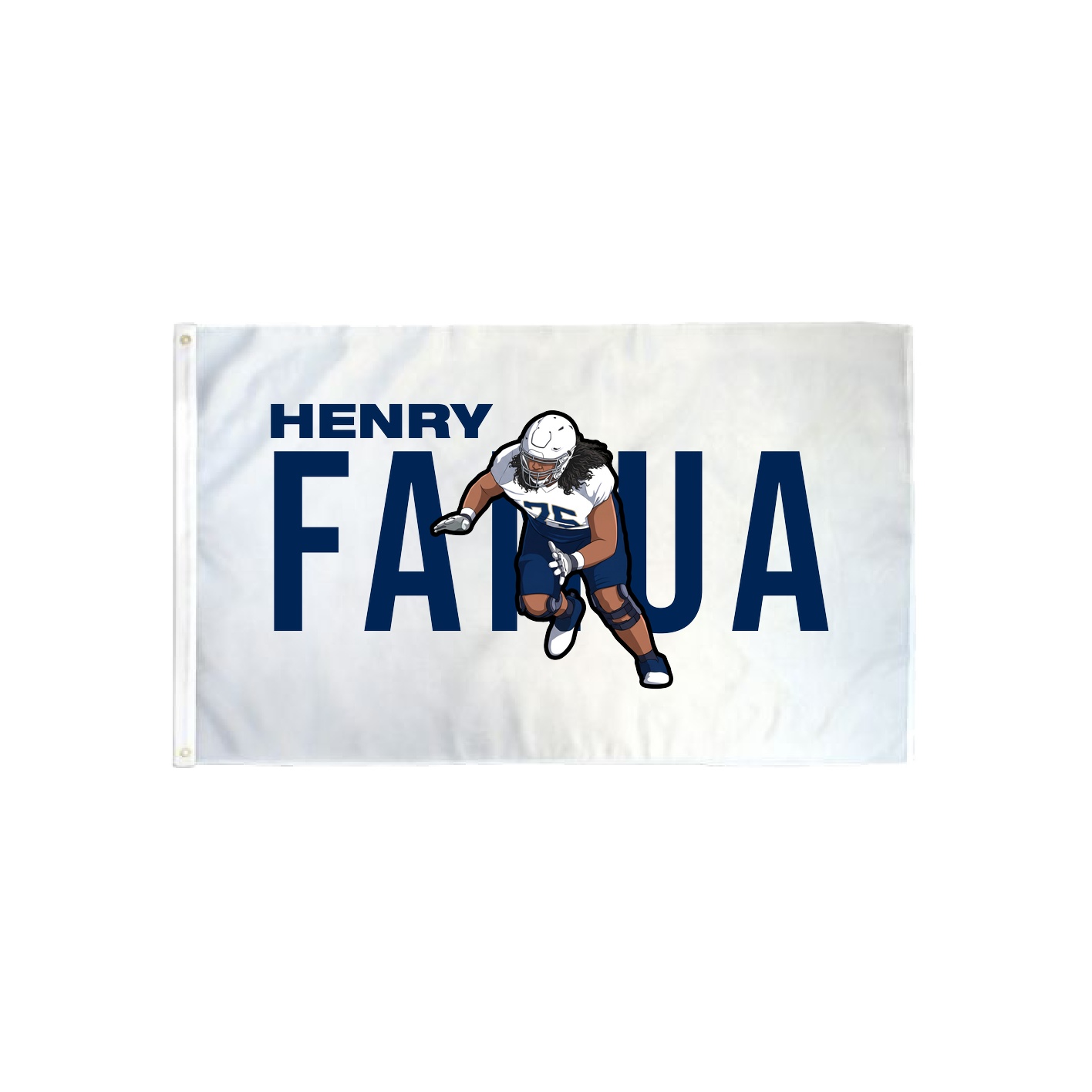 3x5 Flag — Player Name in Classic