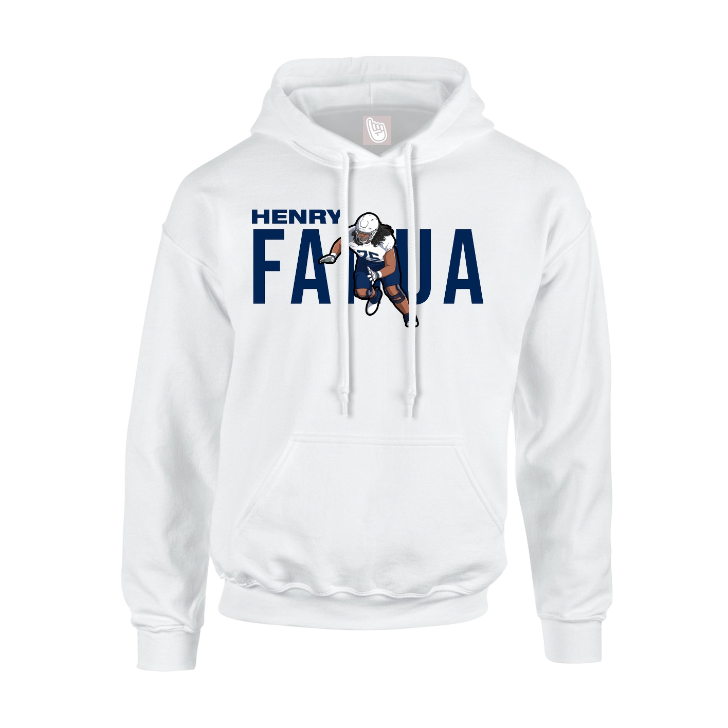 Youth Hoodie — Player Name in White