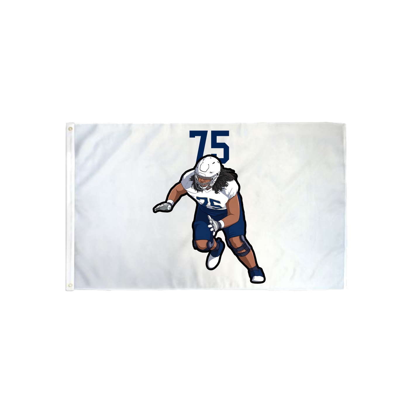 3x5 Flag — Number Top in Classic