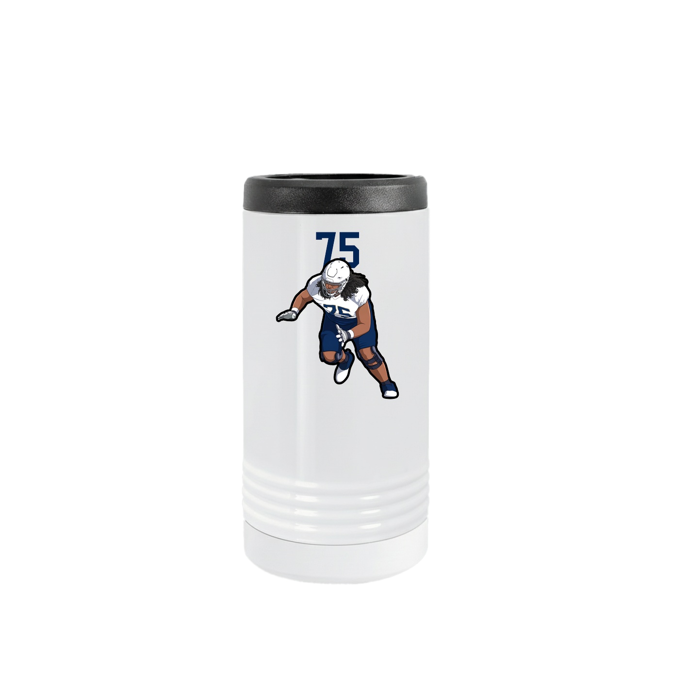 Slim Beverage Holder — Number Top in White