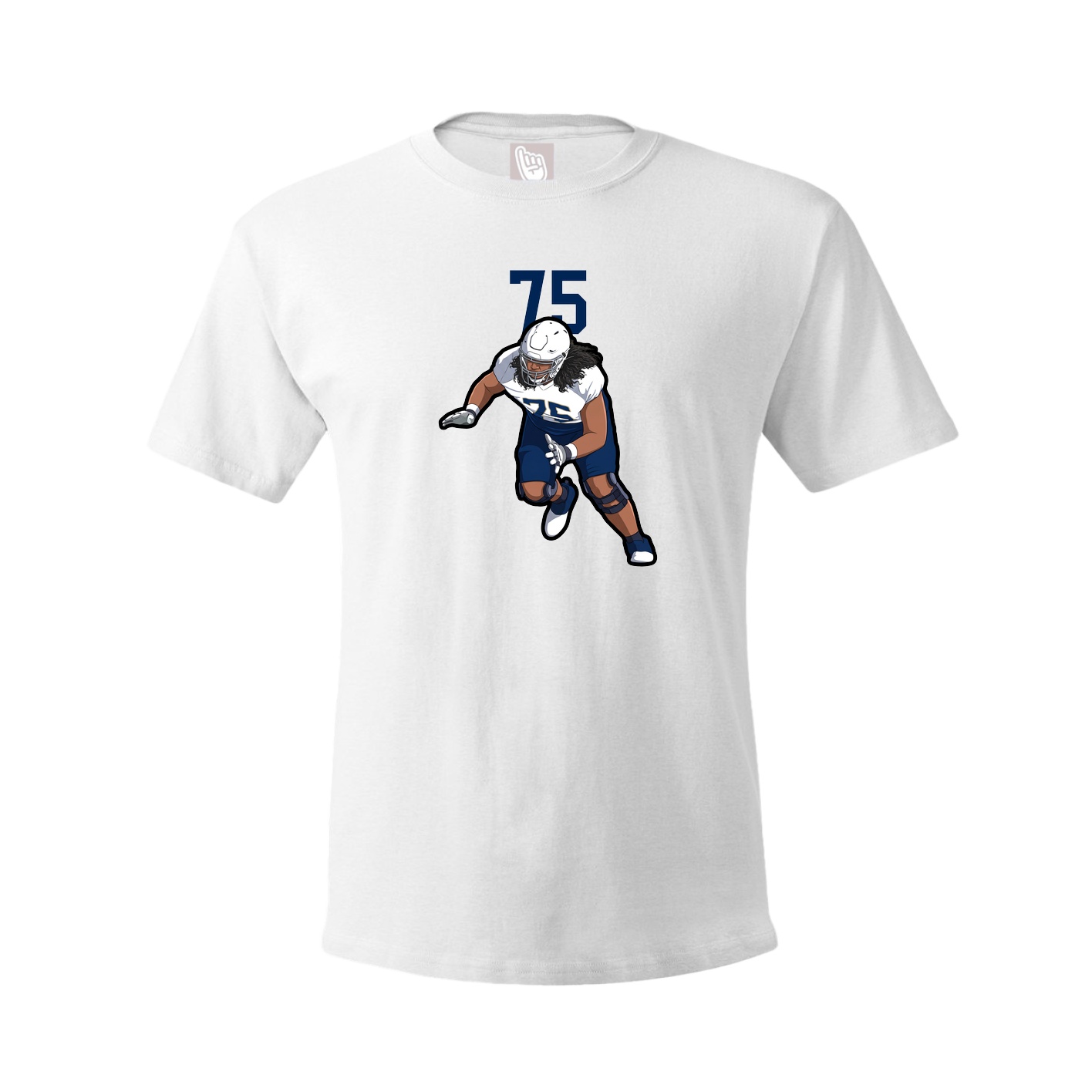 Tee — Number Top in White