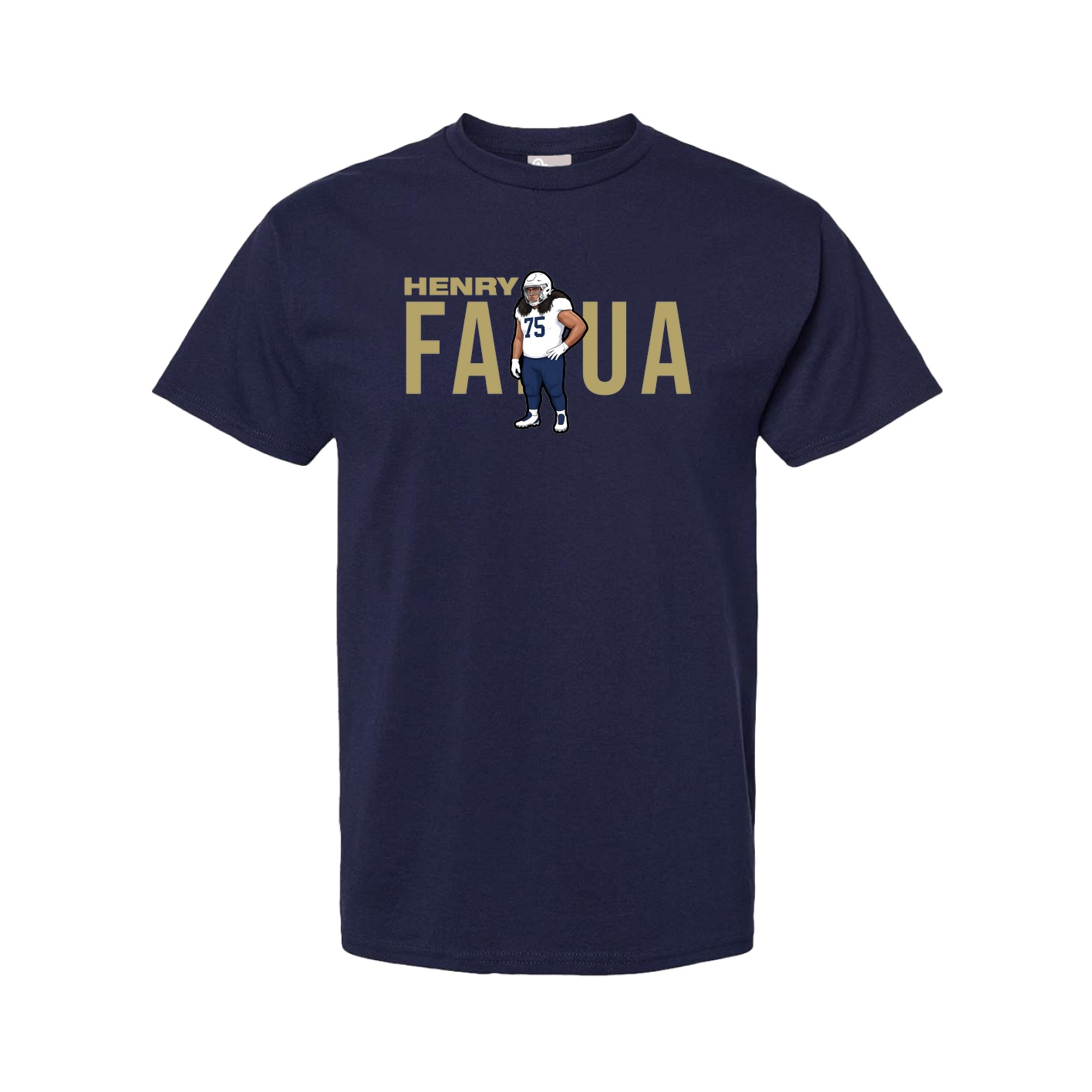 Youth Tee — Player Name in Navy