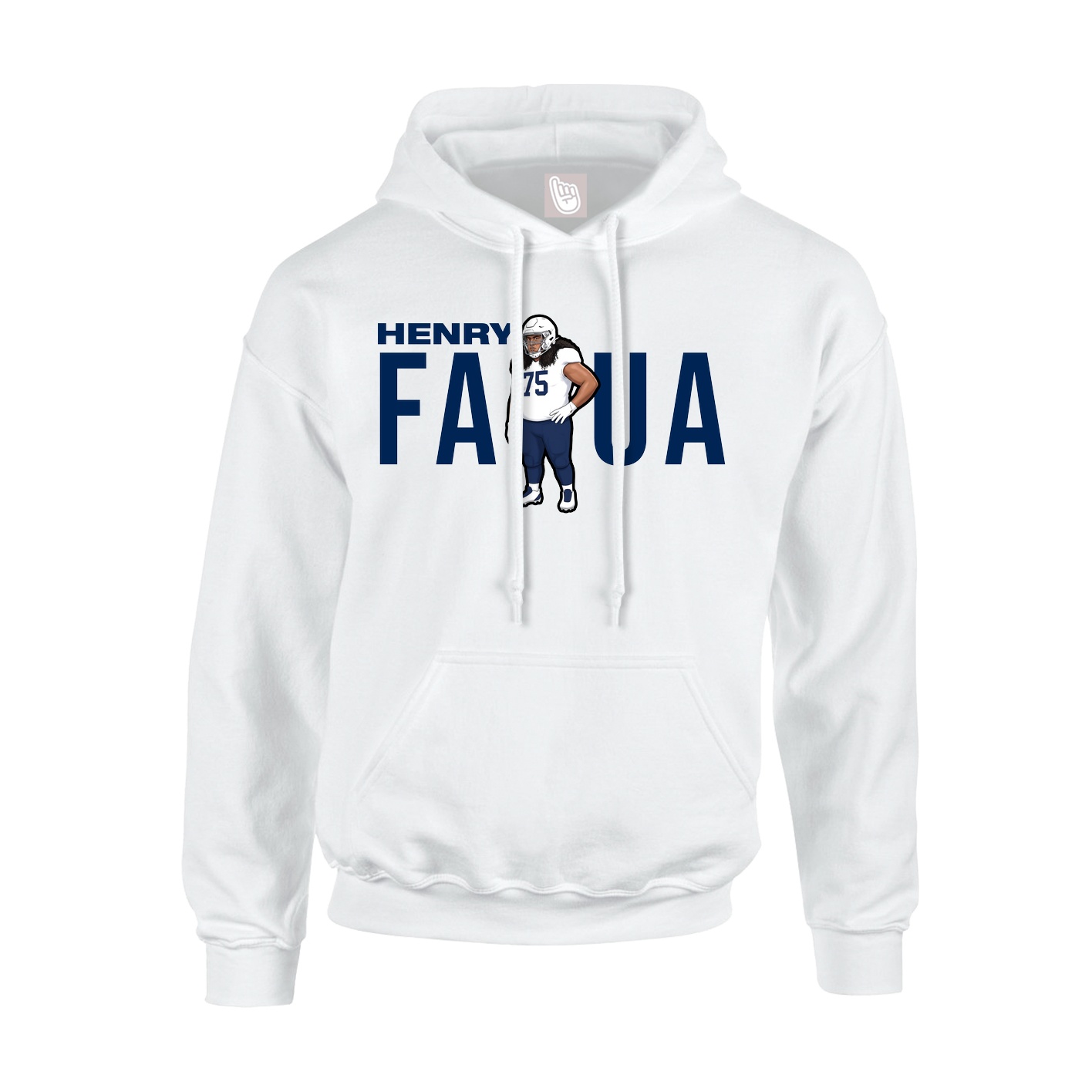 Hoodie — Player Name in White