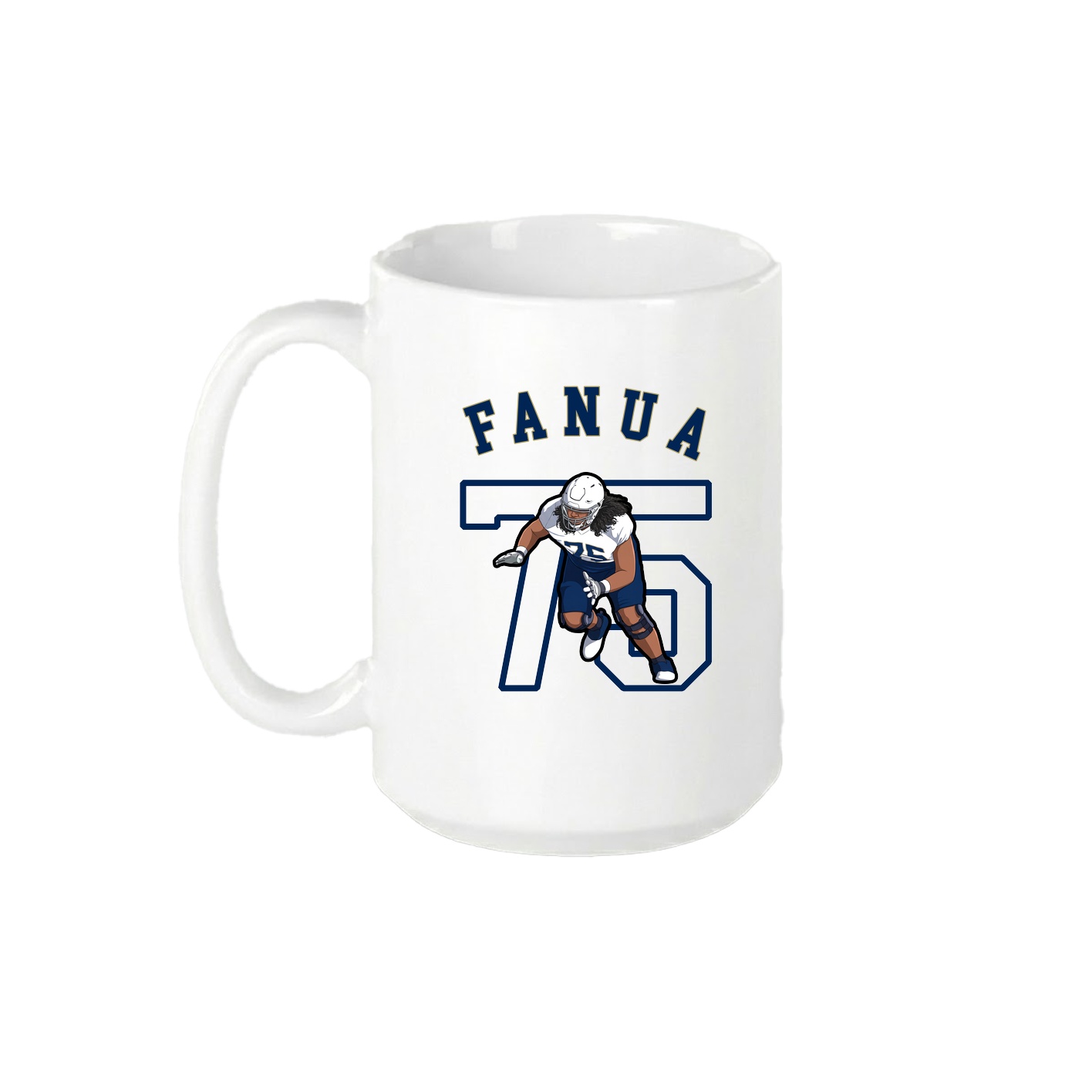 15oz Coffee Mug — Shirsey Arch in White