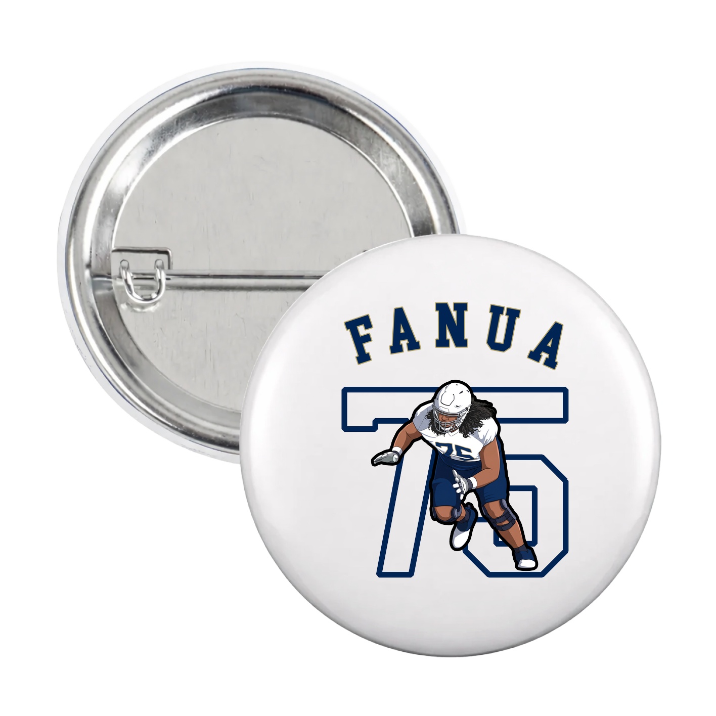 Game Day Button — Shirsey Arch in White