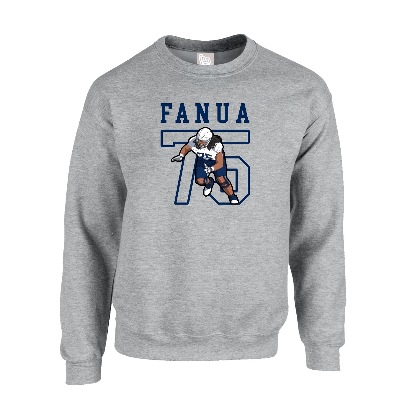 Fleece Crew — Shirsey in Grey