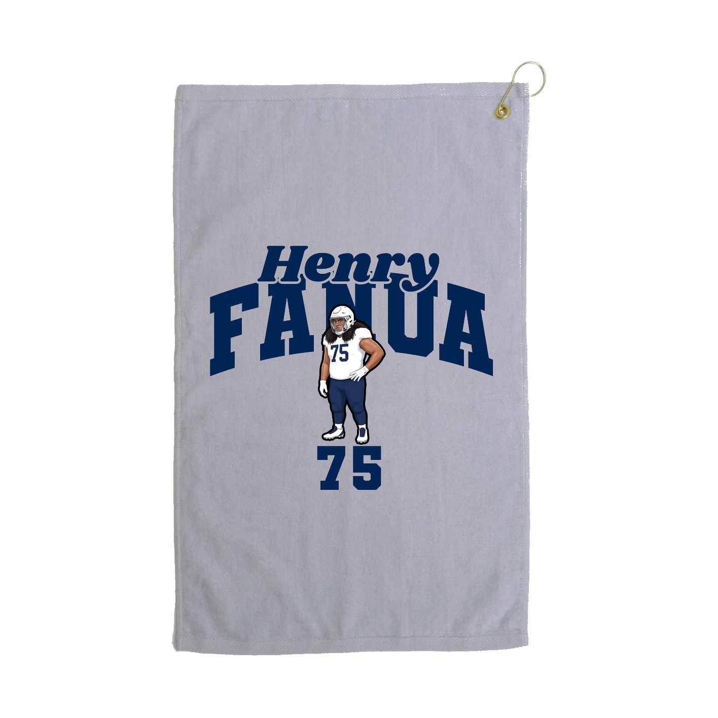 Golf Towel — Signature Arch in Grey