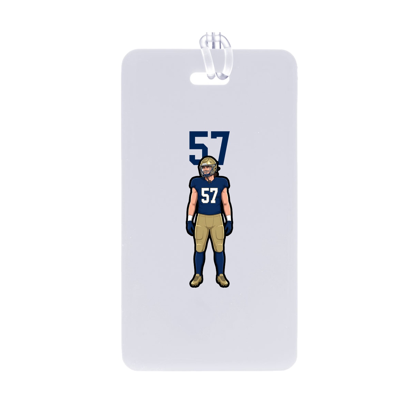 Bag Tag — Number Top in Classic
