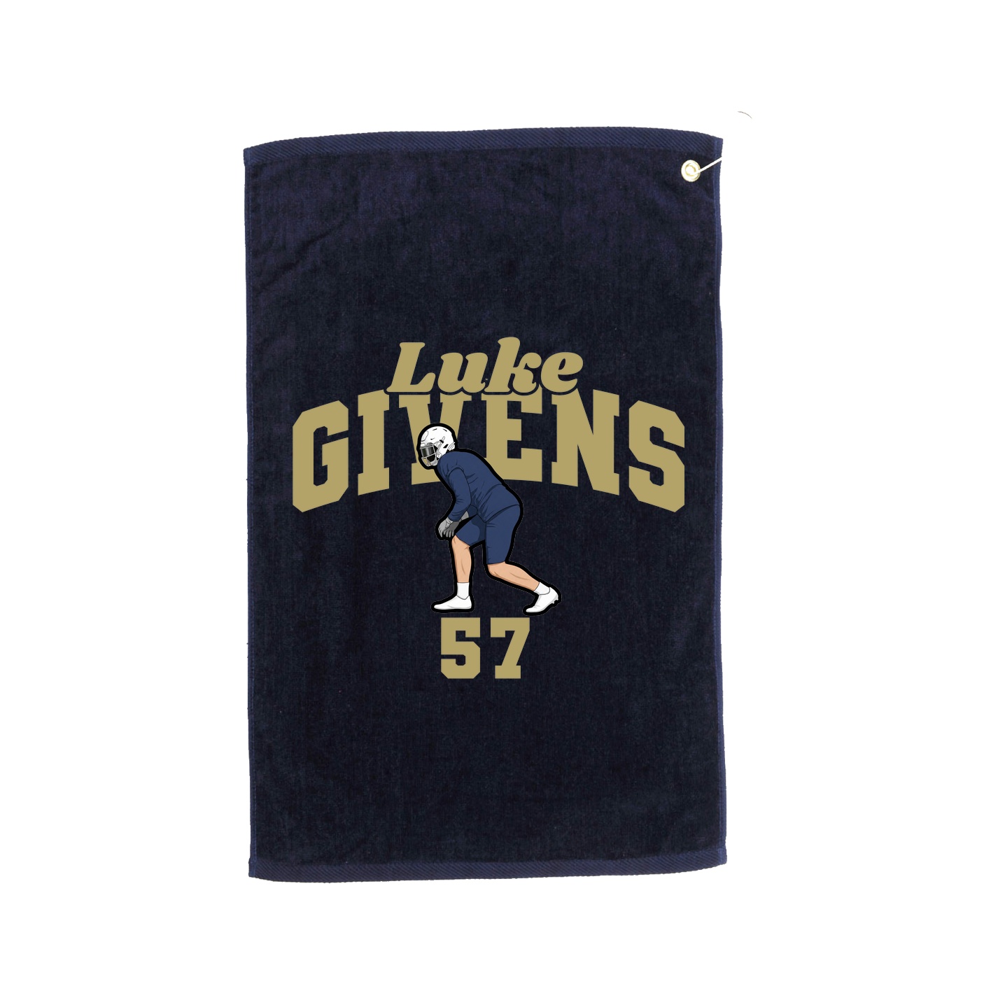 Golf Towel — Signature Arch in Navy