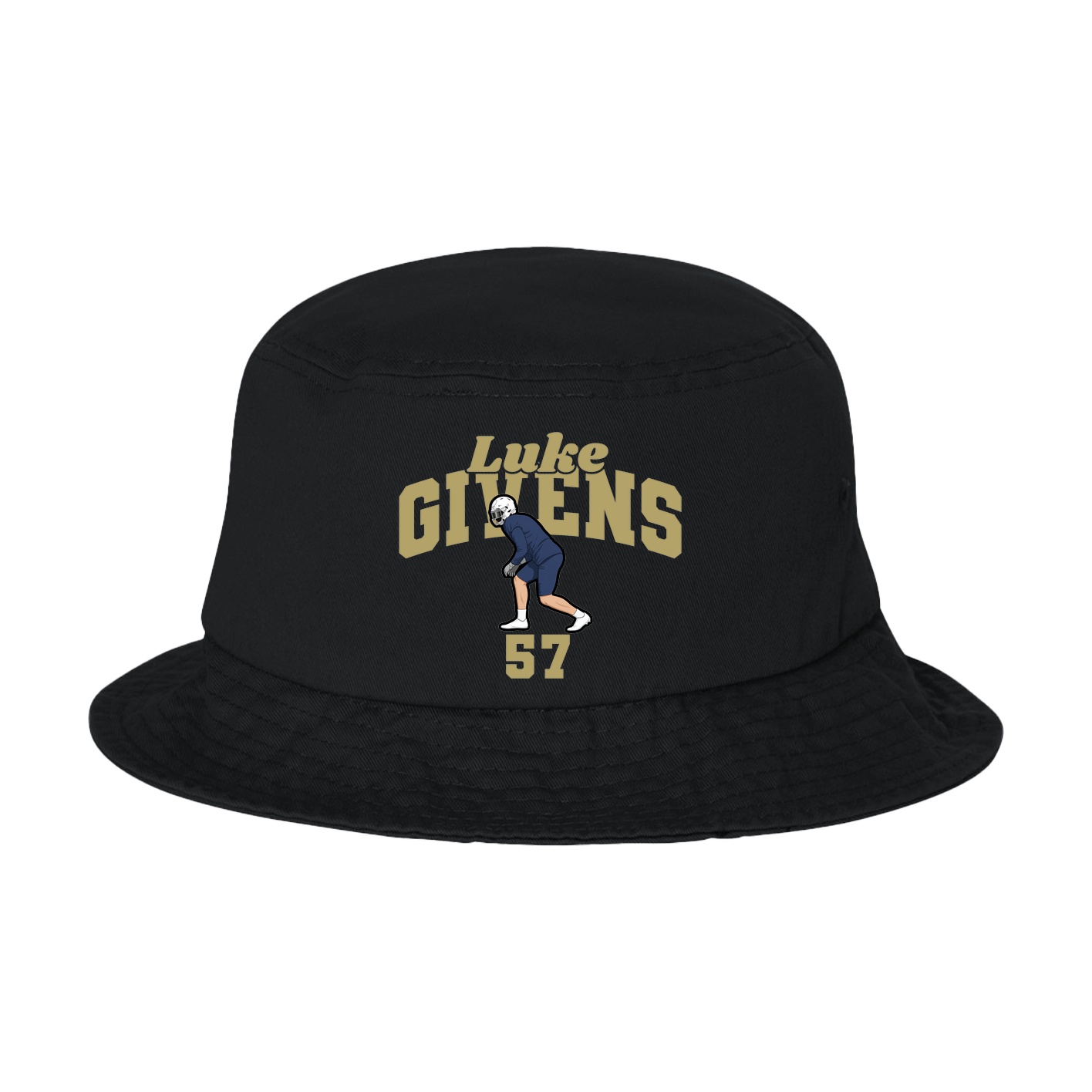 Bucket Cap — Signature Arch in Black