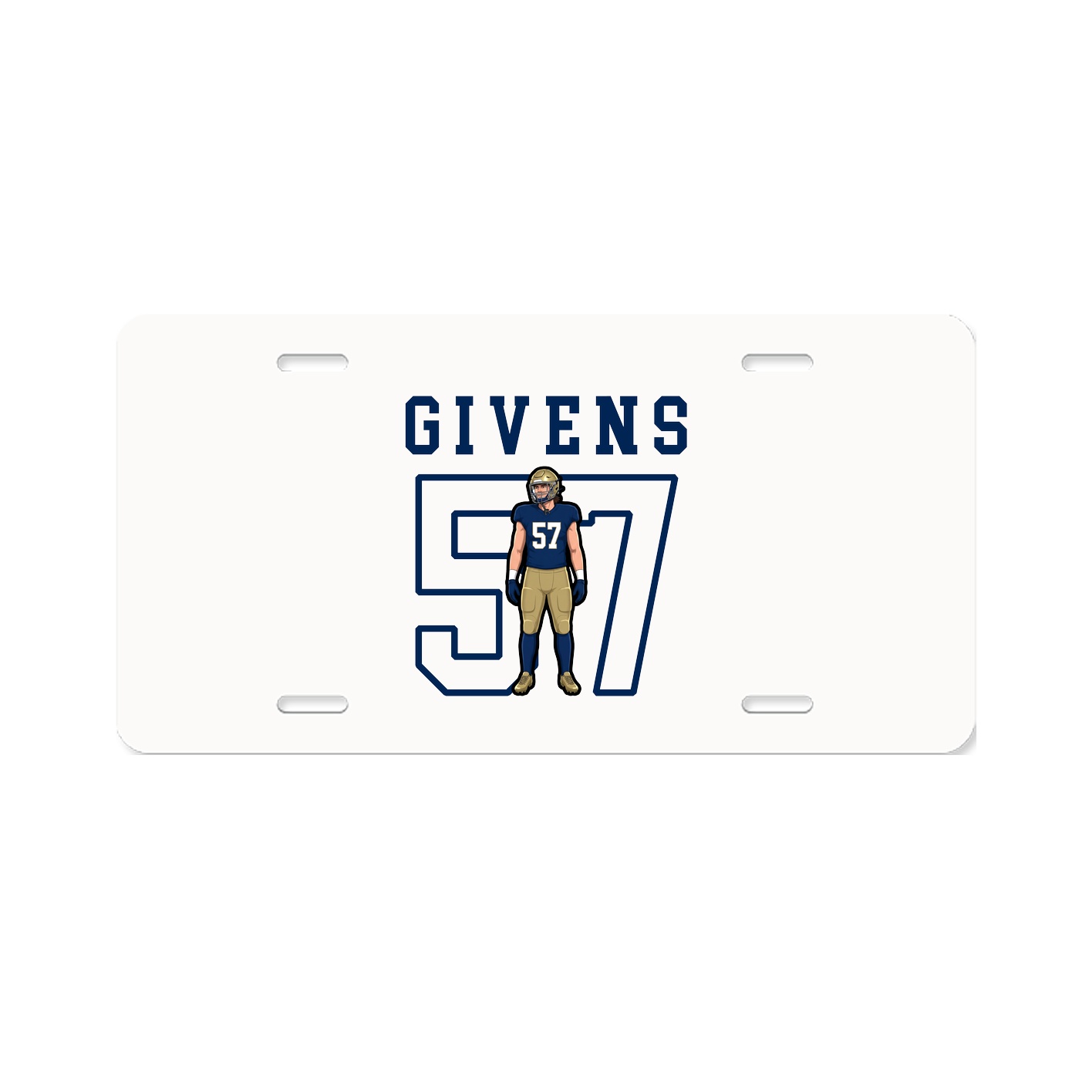License Plate — Shirsey in Classic
