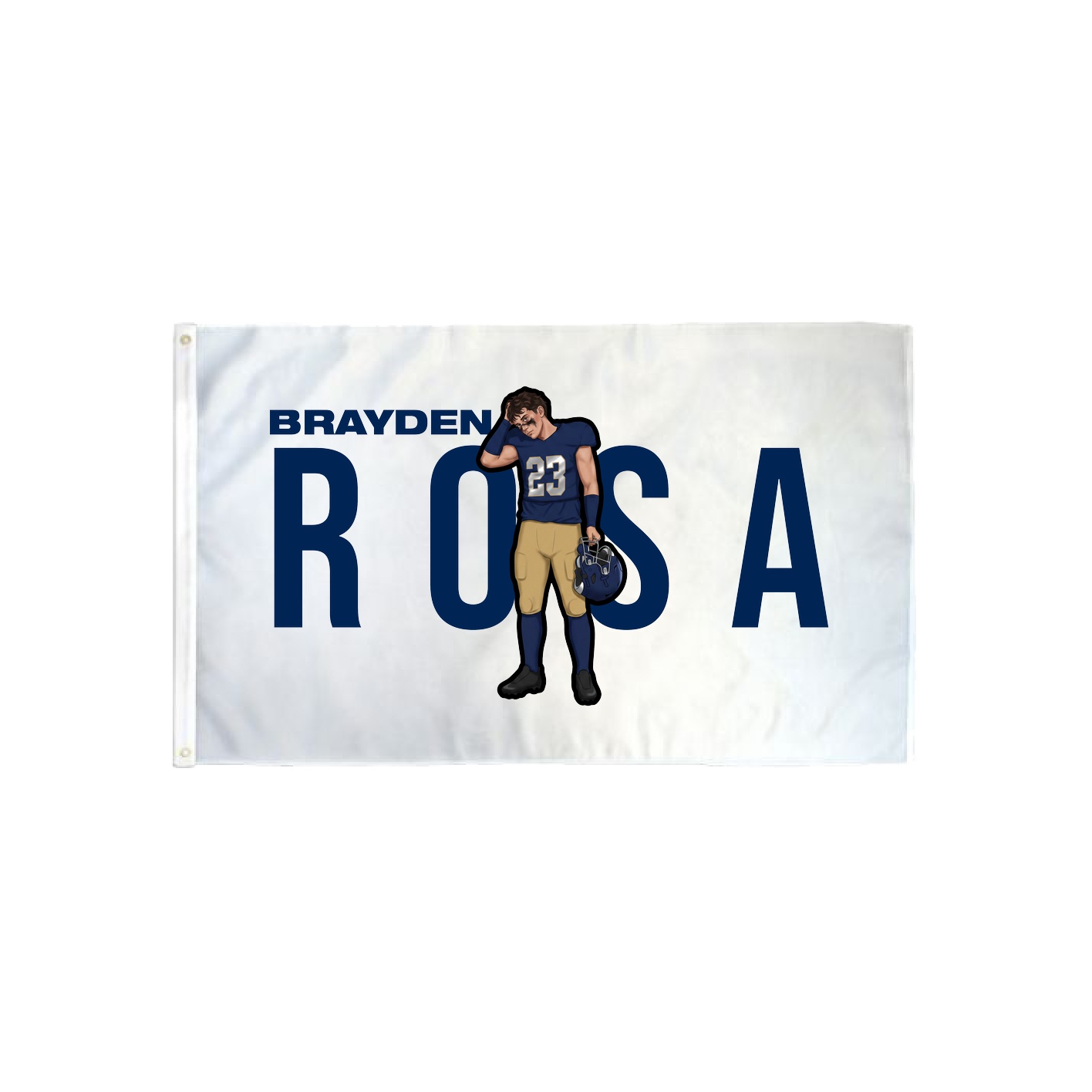 3x5 Flag — Player Name in Classic