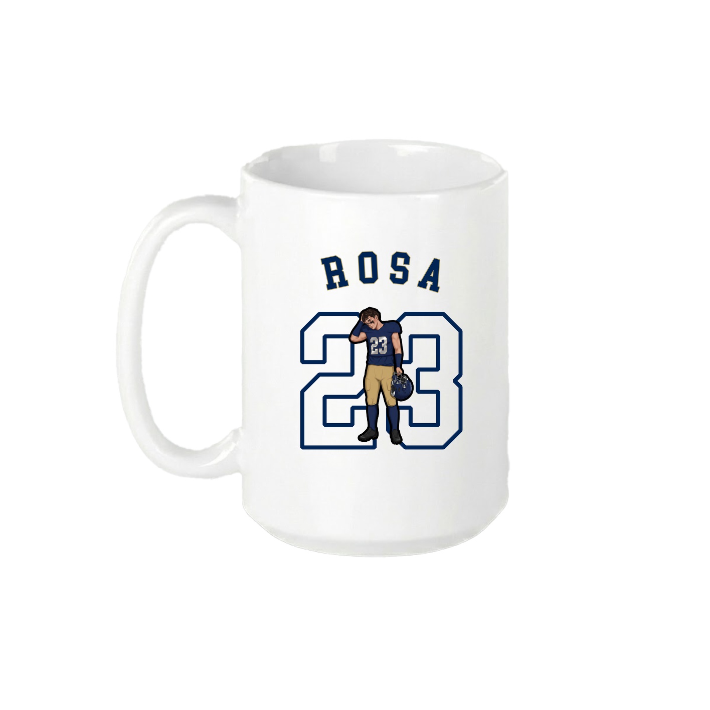 15oz Coffee Mug — Shirsey Arch in White