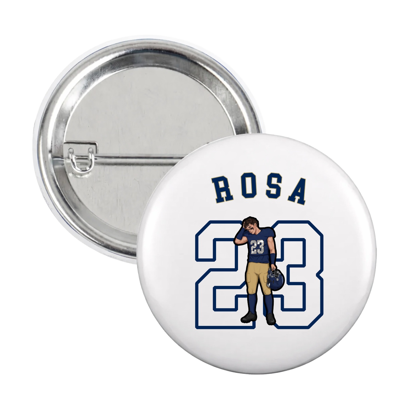 Game Day Button — Shirsey Arch in White
