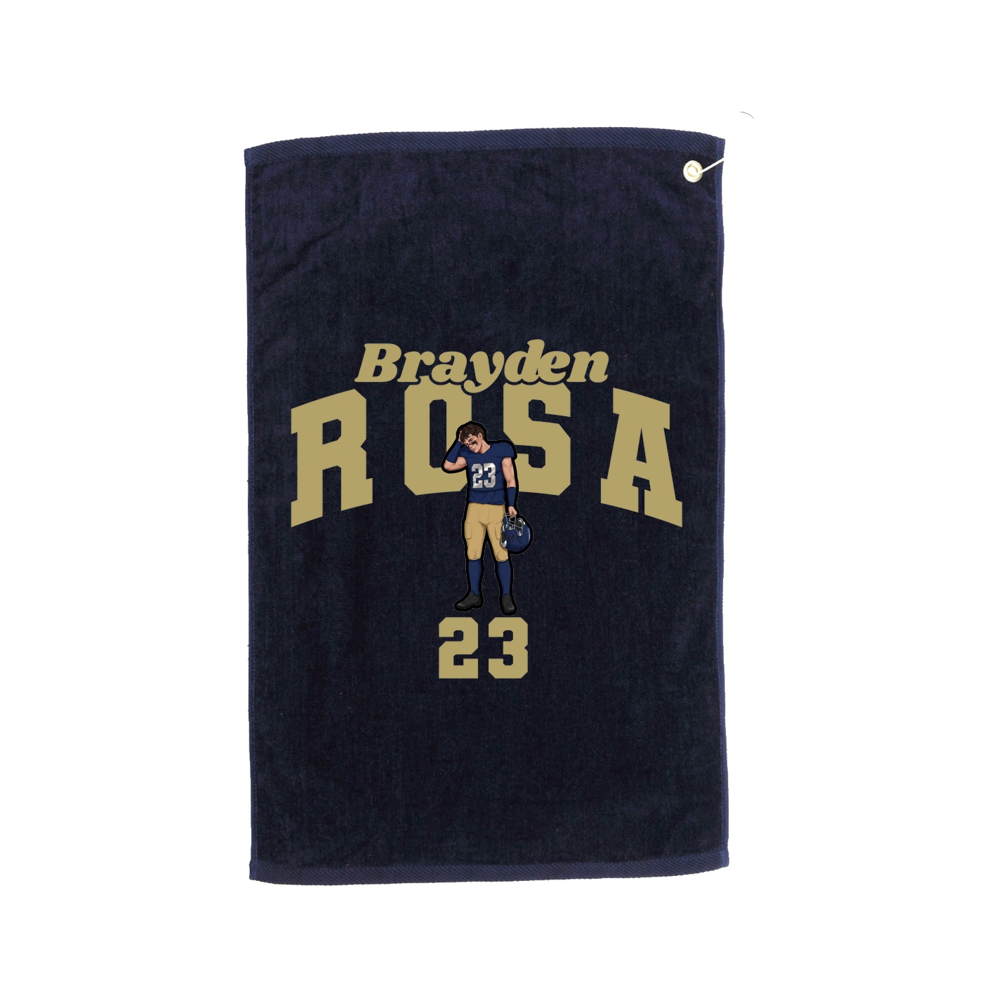 Golf Towel — Signature Arch in Navy