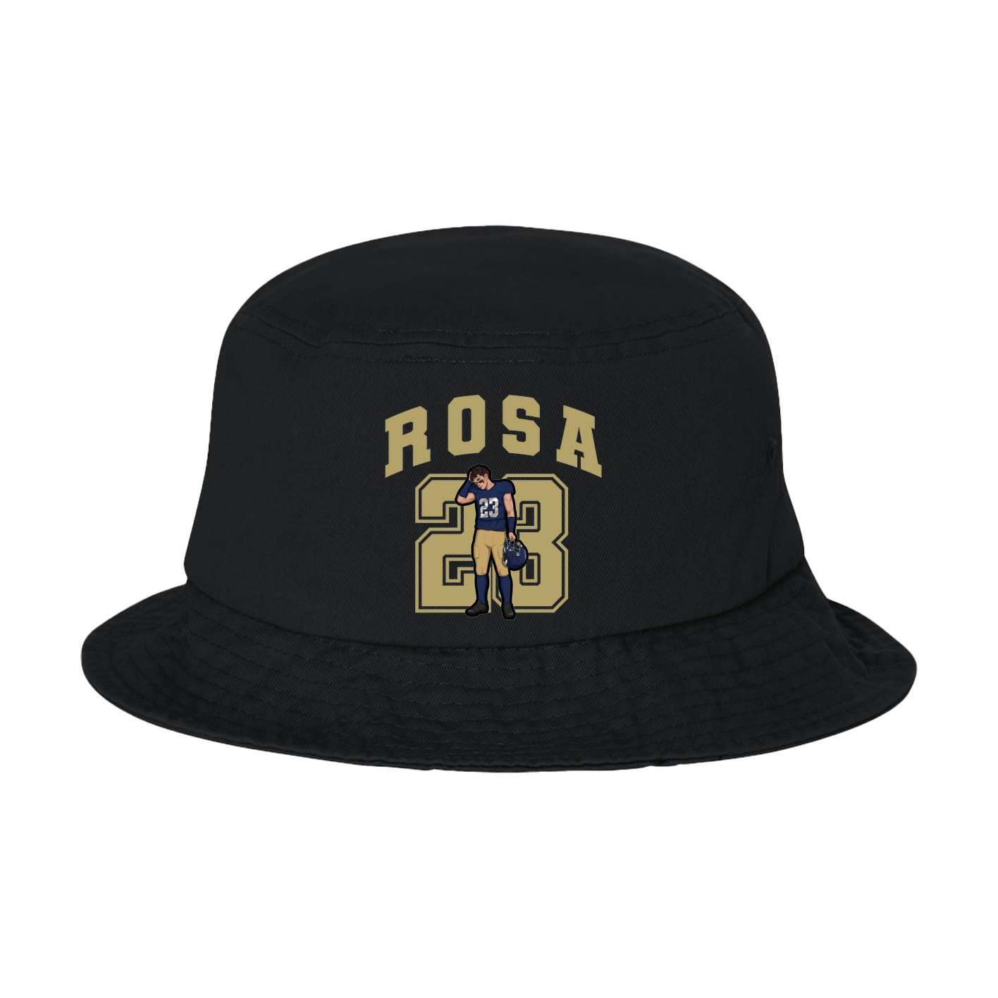 Bucket Cap — Number in Black