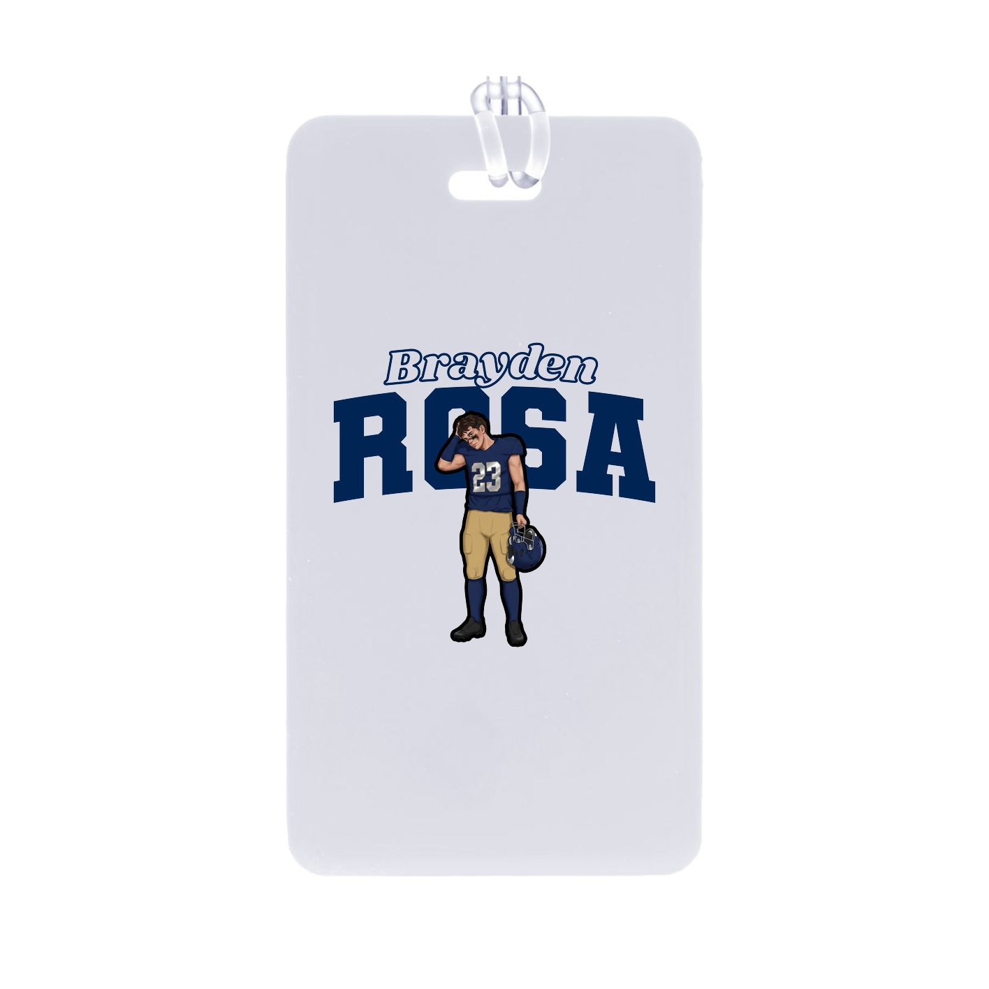 Bag Tag — Name Arch in Classic