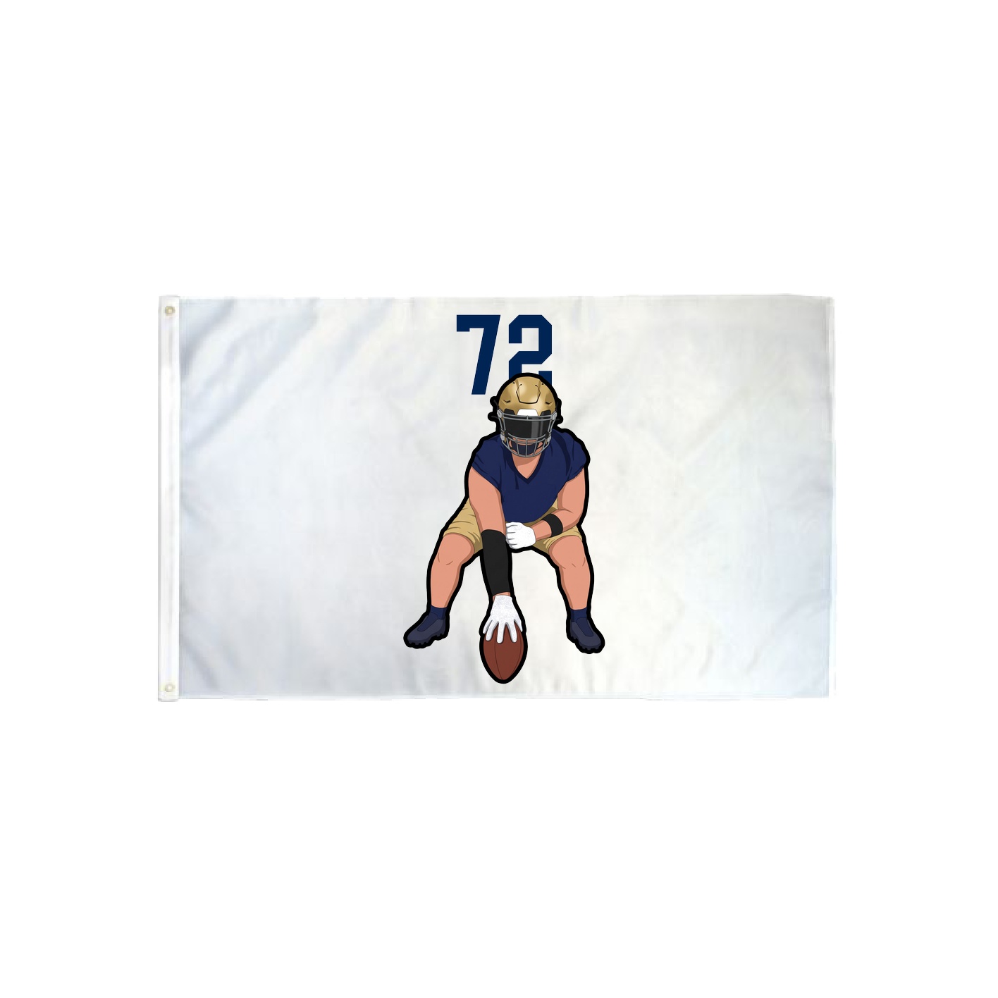 3x5 Flag — Number Top in Classic