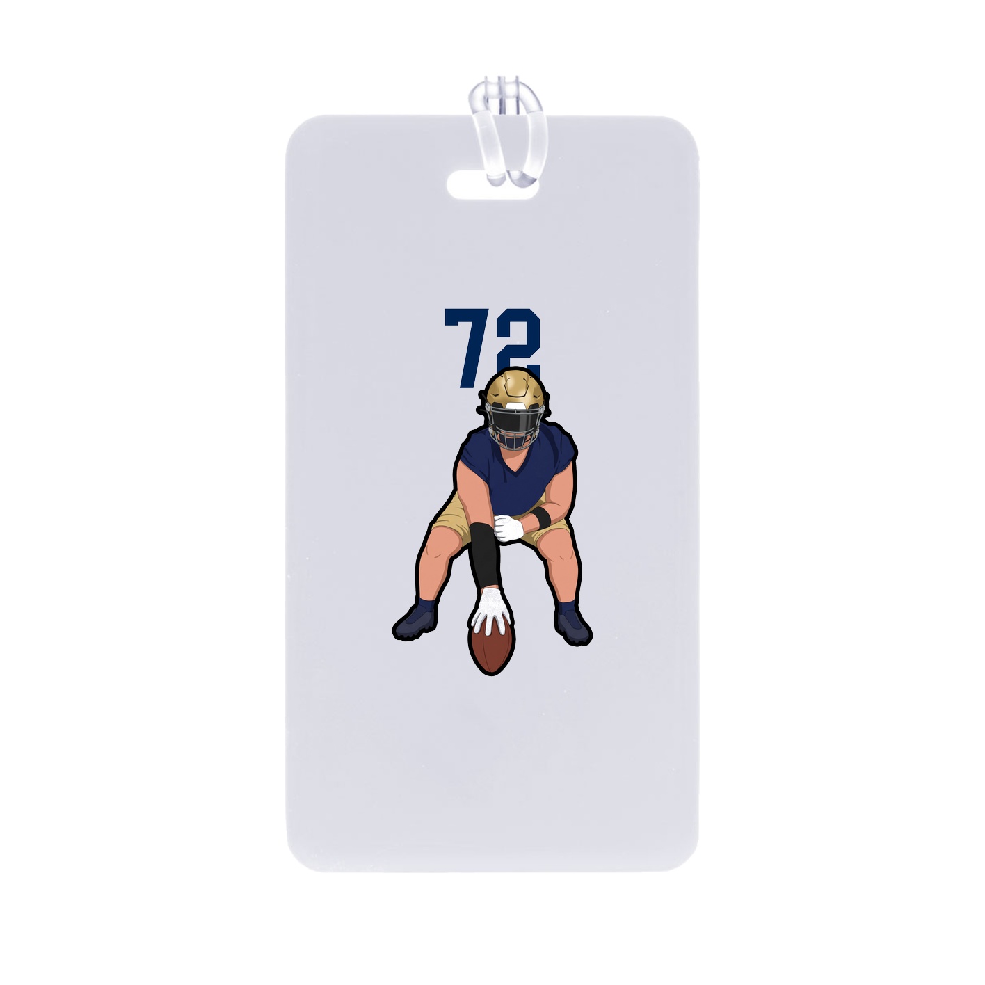 Bag Tag — Number Top in Classic