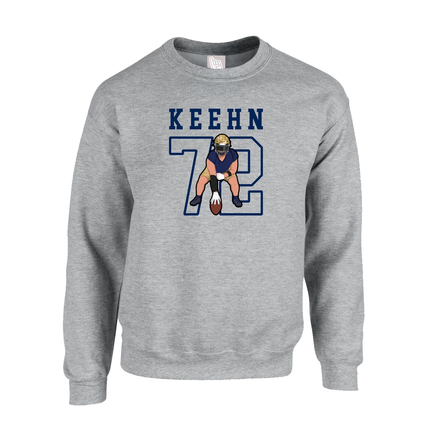 Fleece Crew — Shirsey in Grey