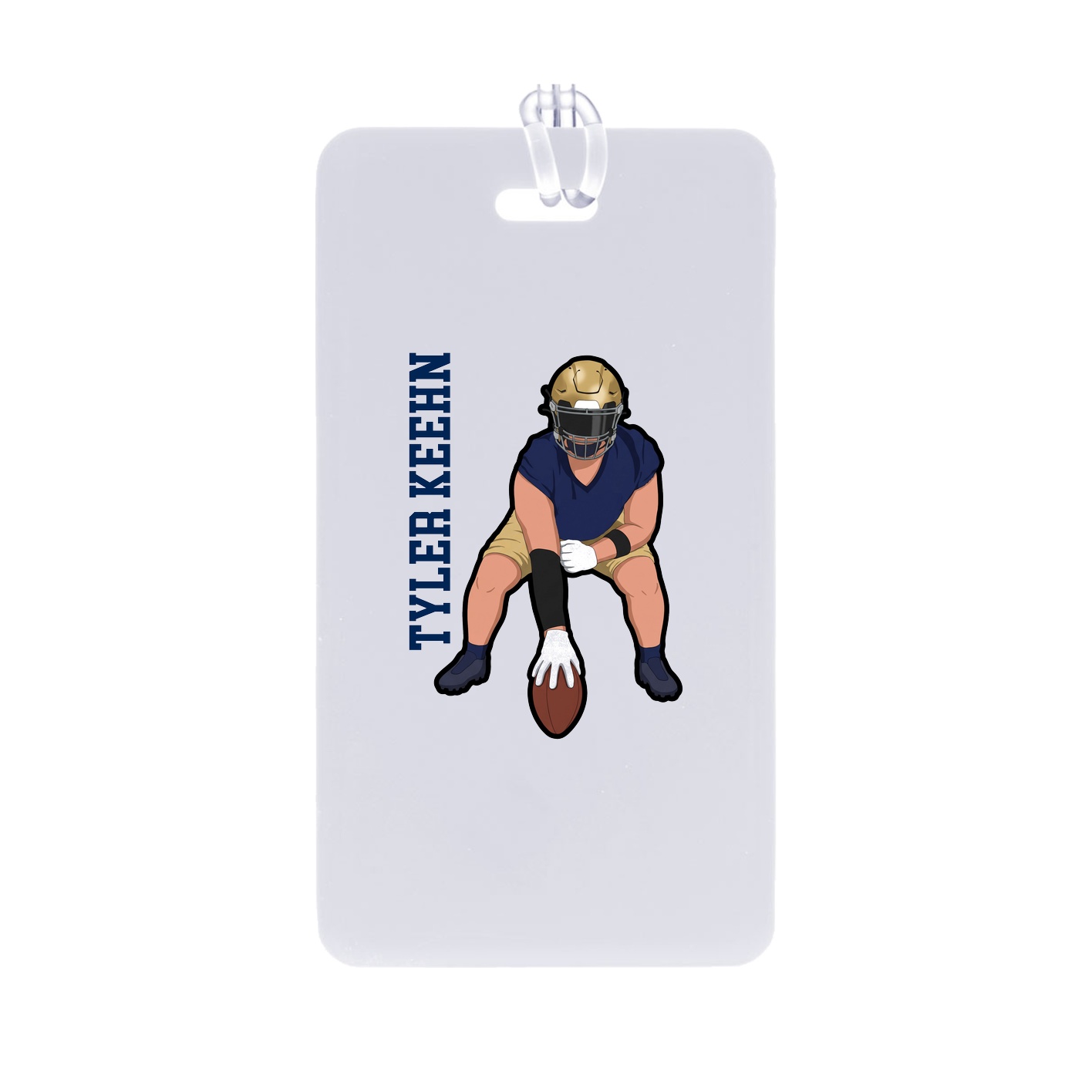 Bag Tag — Name Vertical in Classic