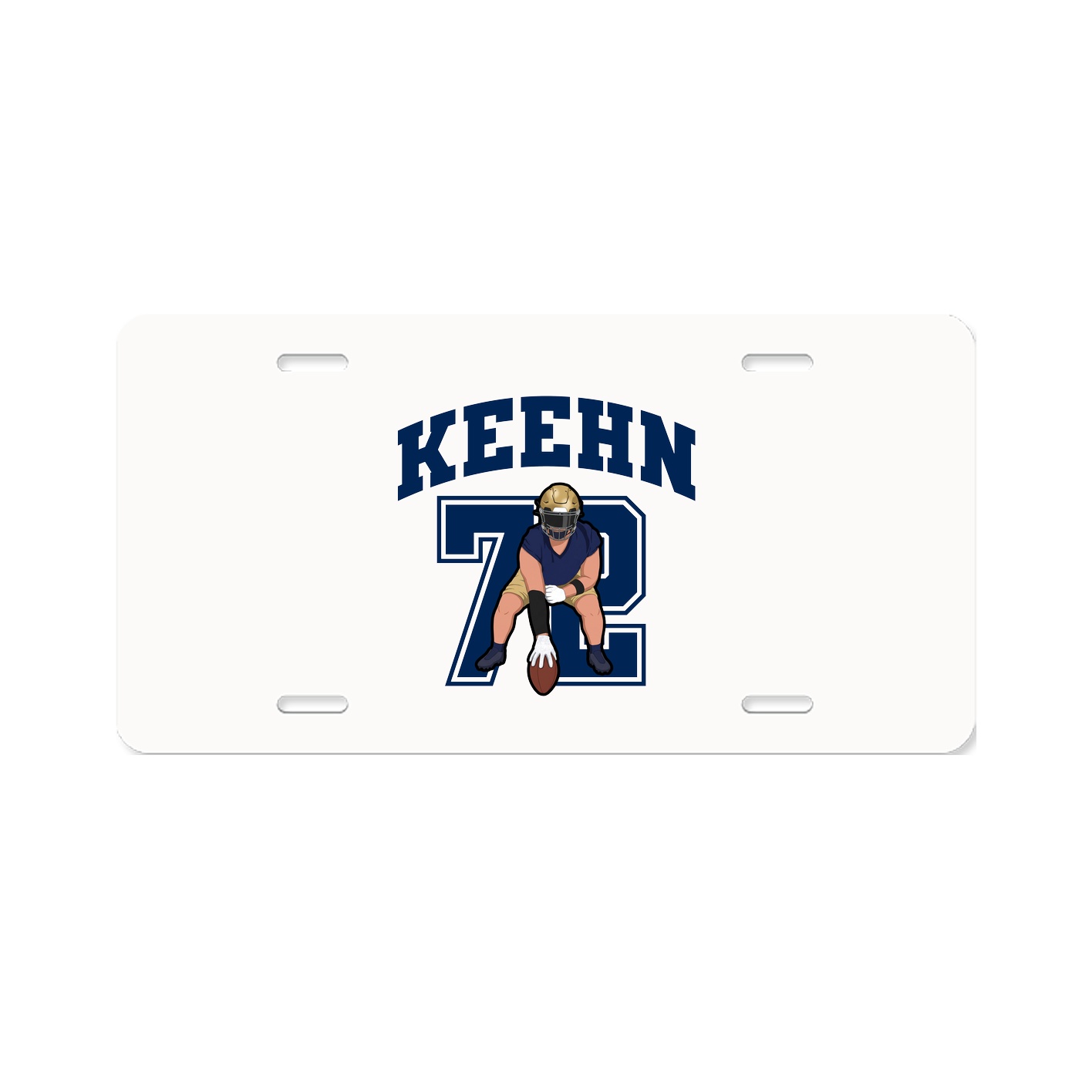 License Plate — Number in Classic