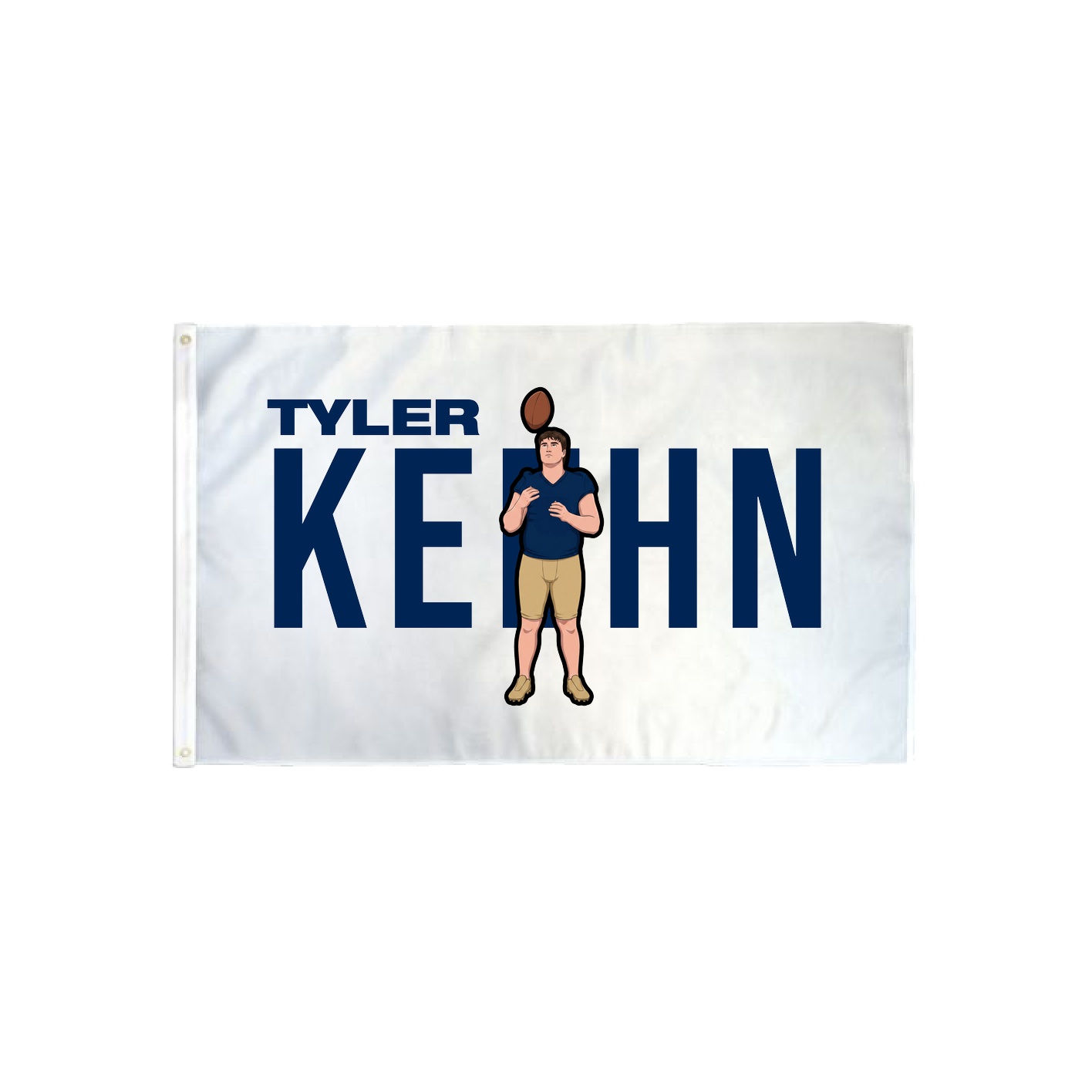 3x5 Flag — Player Name in Classic