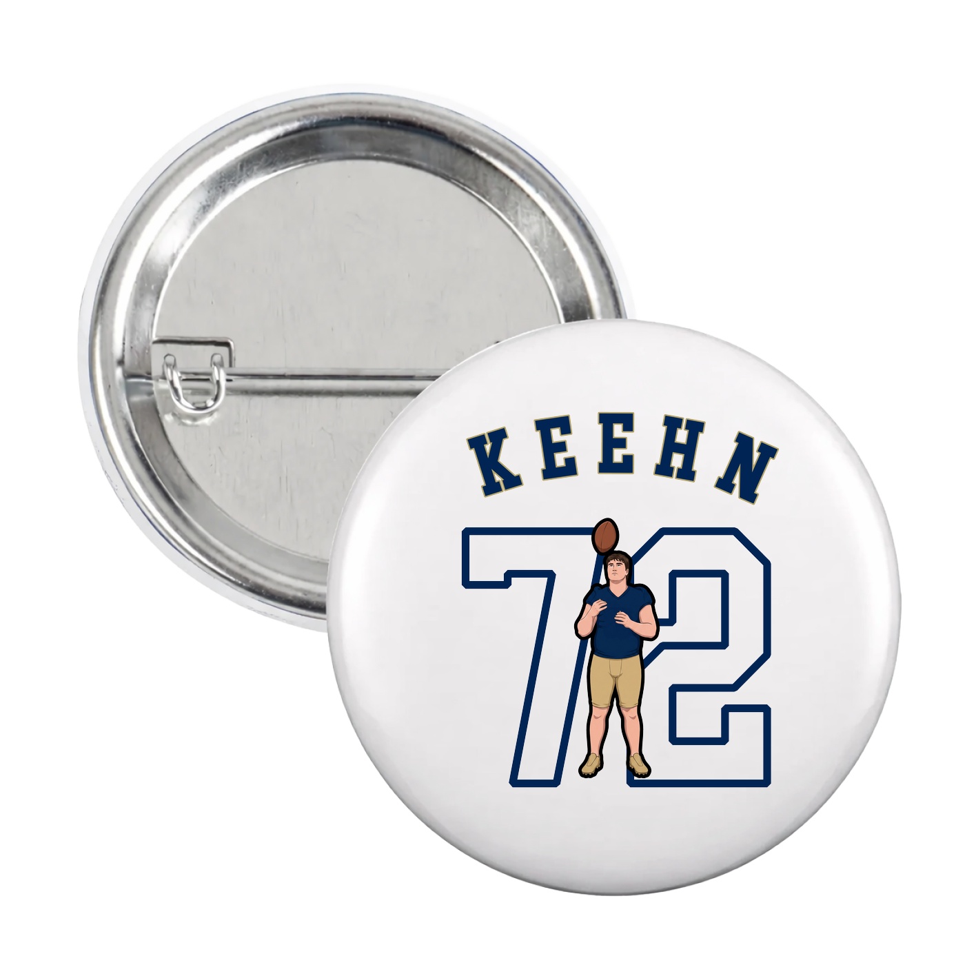 Game Day Button — Shirsey Arch in White