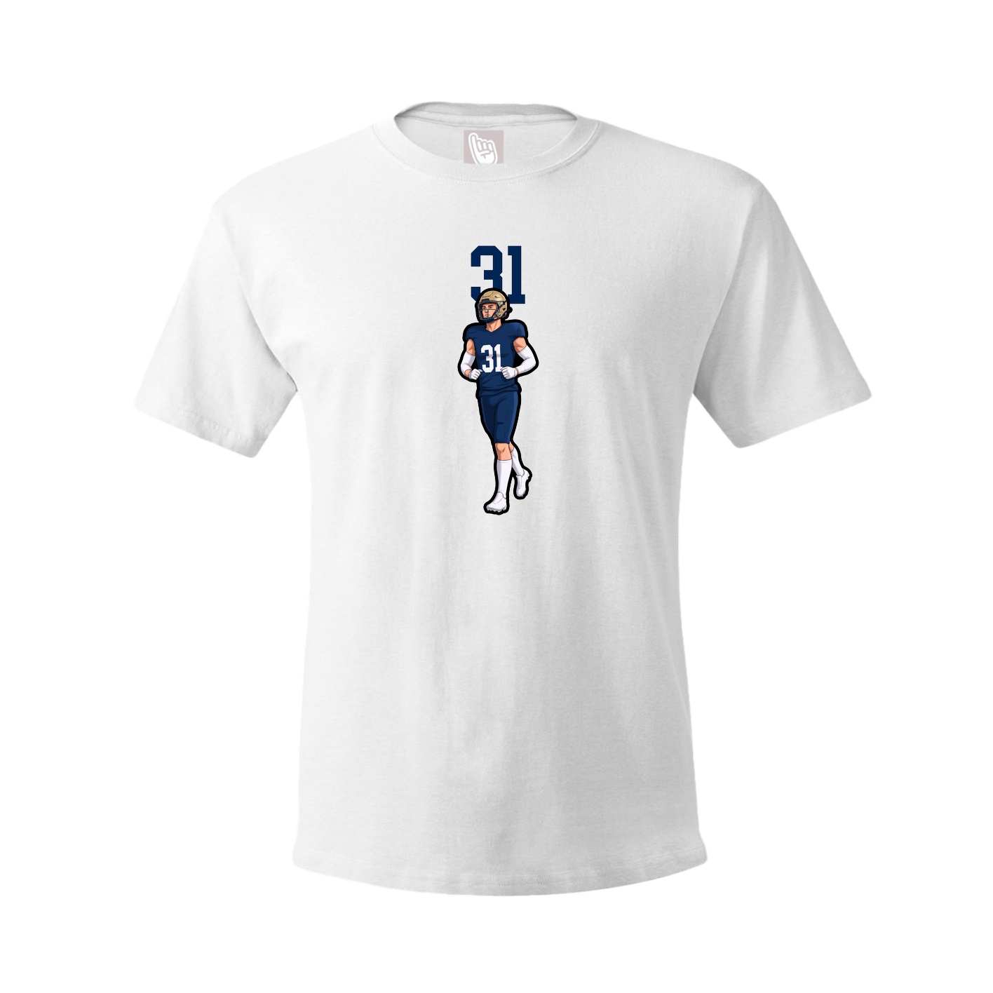 Tee — Number Top in White