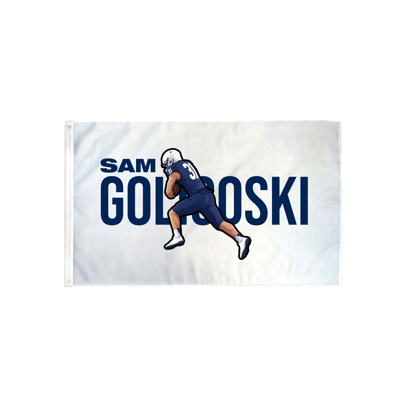 3x5 Flag — Player Name in Classic